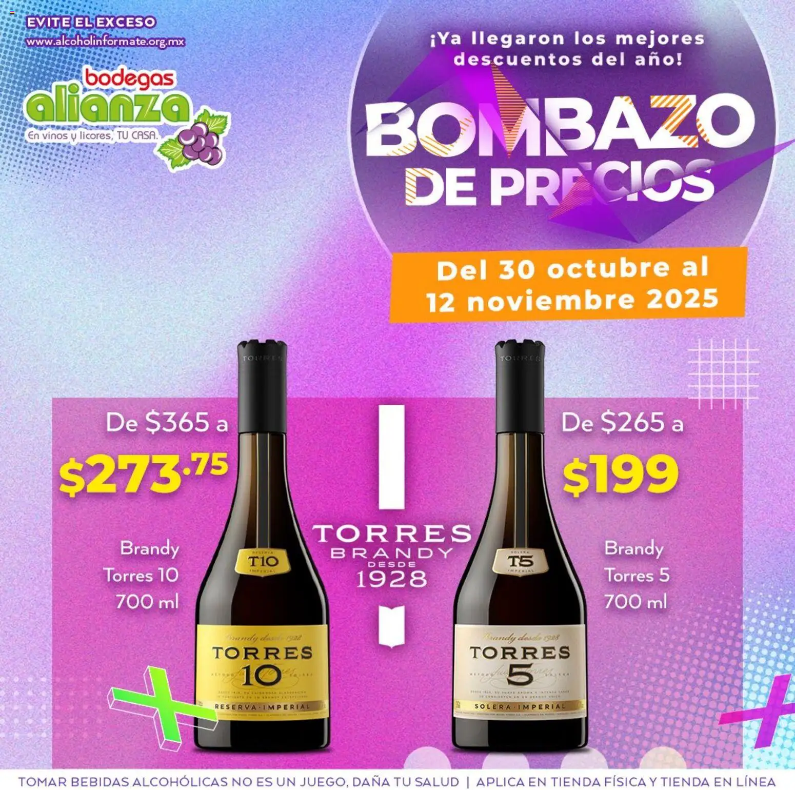 Nuevas ofertas de Bodegas Alianza válidas en toda la República Mexicana desde el 30.10.2025. ¡Encuentra las mejores ofertas en Bodegas Alianza catálogo Bombazo de Precios! | Página: 2