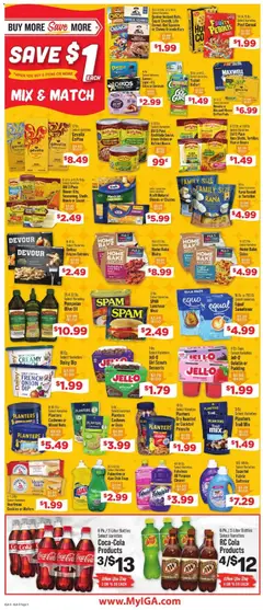 Preview of IGA weekly ads valid from 03.12.2025 | Page: 5 | Products: Oil, Soap, Cookies, Sugar