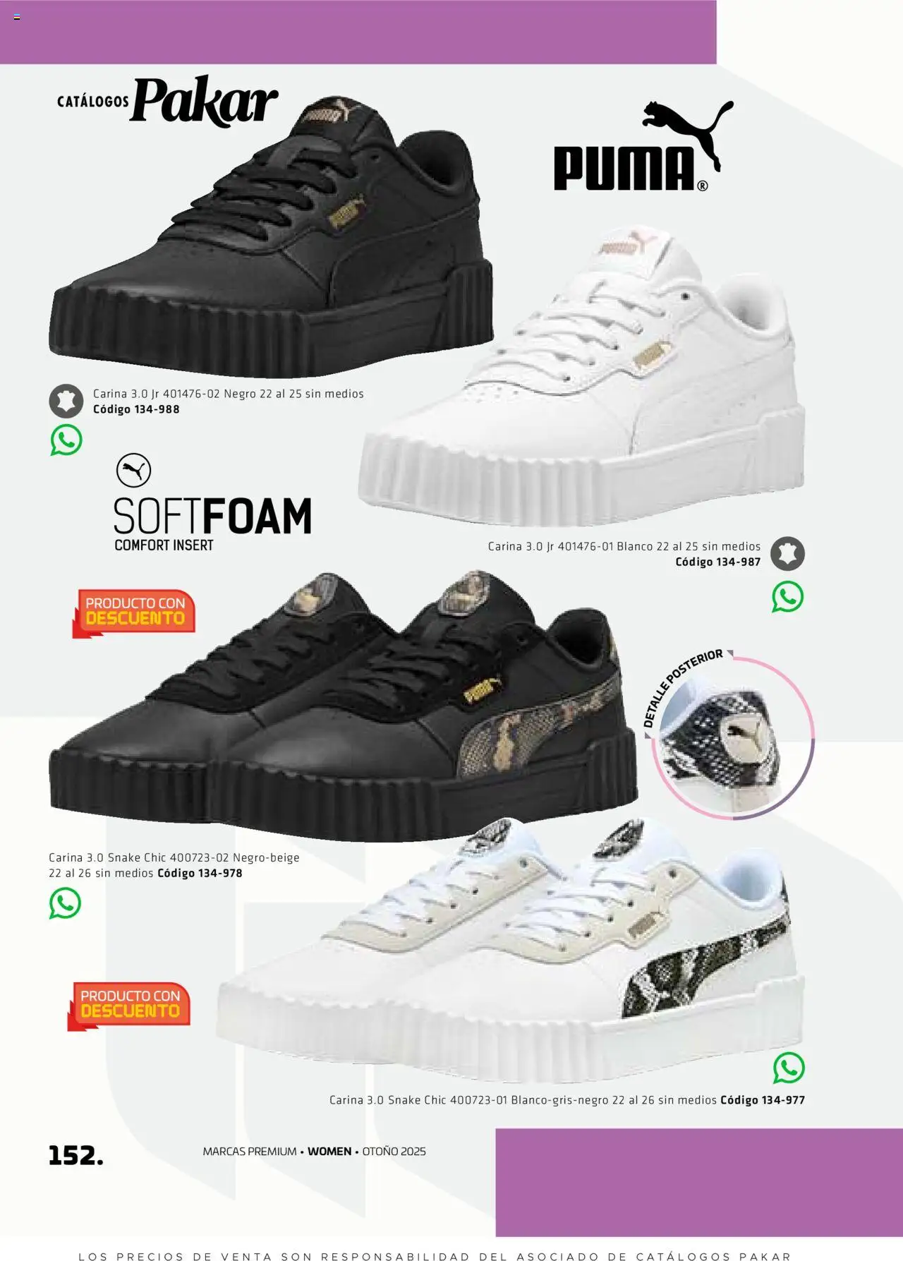 Nuevas ofertas de SC Pakar válidas en toda la República Mexicana desde el 29.08.2025. ¡Encuentra las mejores ofertas en SC Pakar - Catálogo Otoño Women! | Página: 152