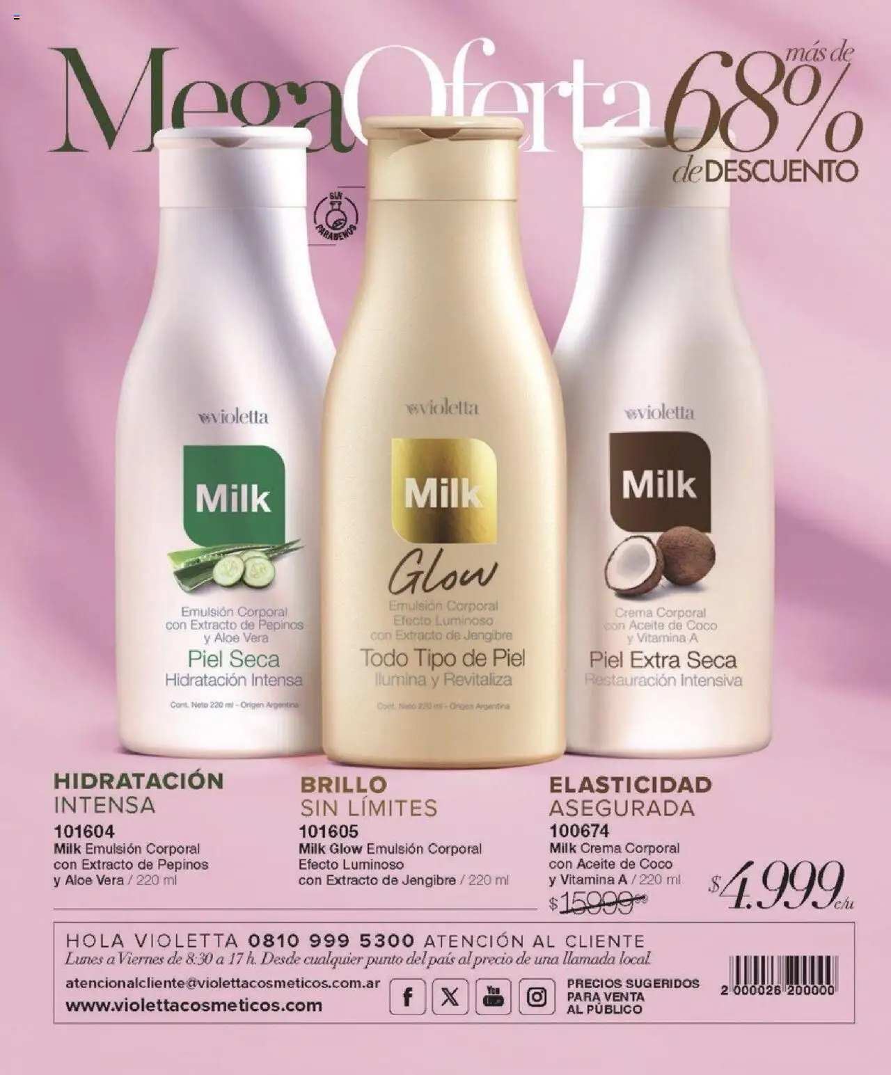 Violetta catálogo │ válido desde el 07.08.2025 | Página: 148 | Productos: Aceite, Brillo, Crema, Pepinos