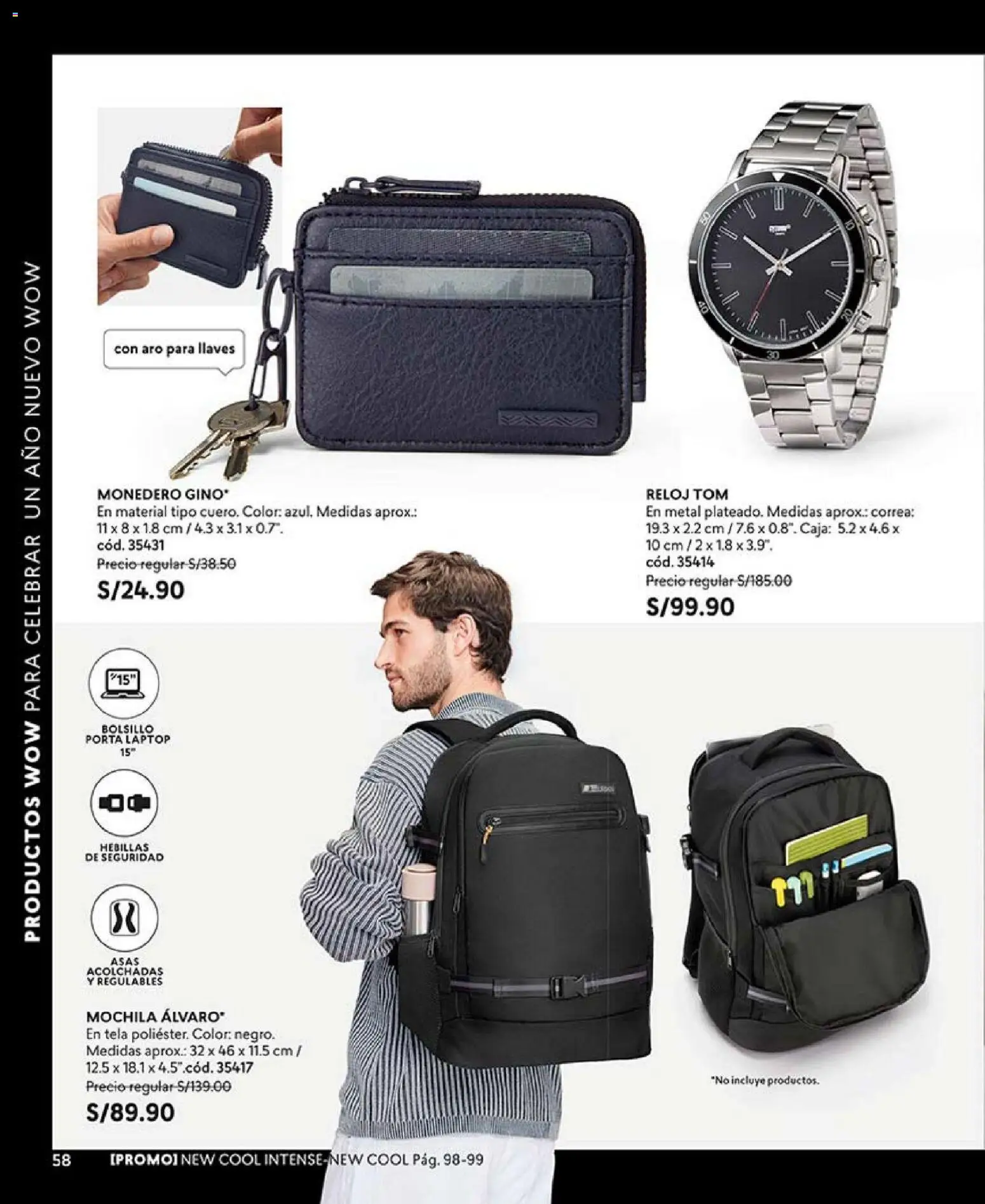 Catálogo CyZone válido desde 18.12.2025 | Página: 58 | Productos: Caja, Mochila, Reloj