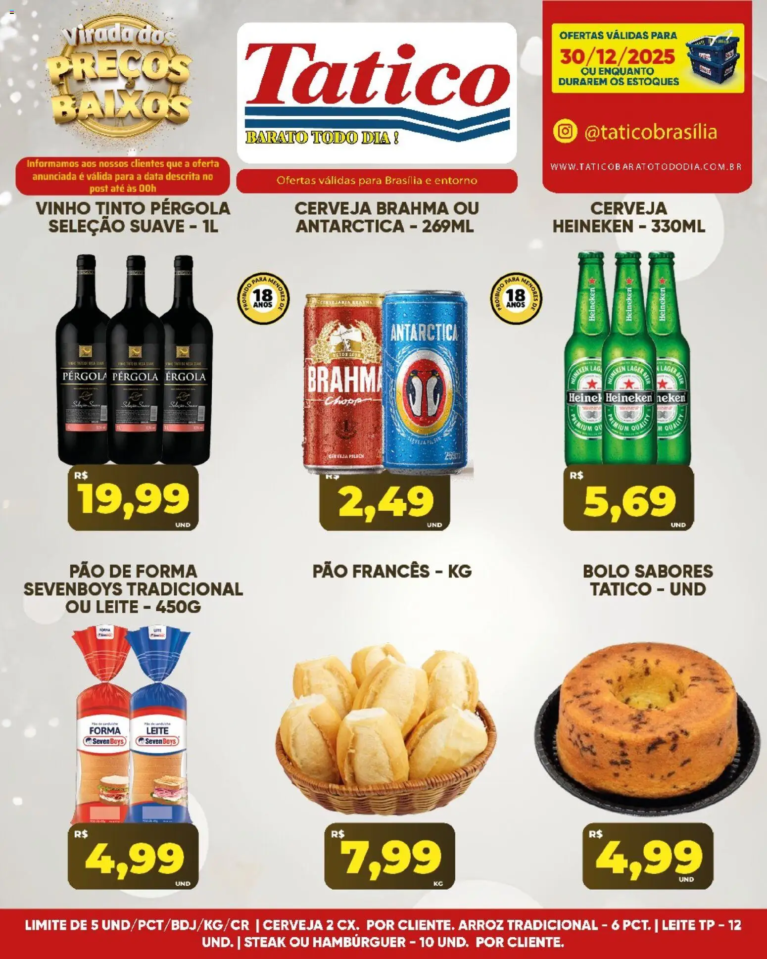 Tatico Folheto - válido de 31.12.2025 | Página: 29 | Produtos: Pão, Cerveja, Heineken, Pão francês