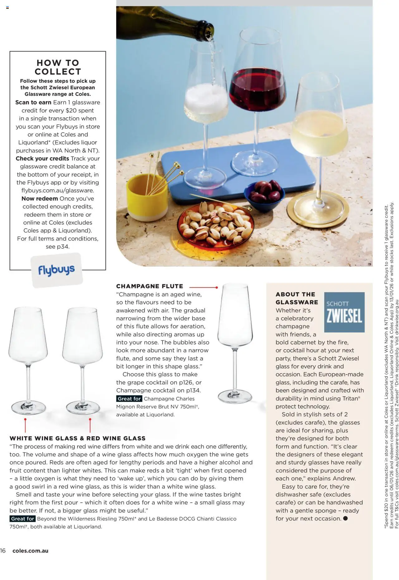 Coles catalogue - valid from 06.10.2025 | Page: 16 | Products: Wine, Sponge, Safe, Dishwasher