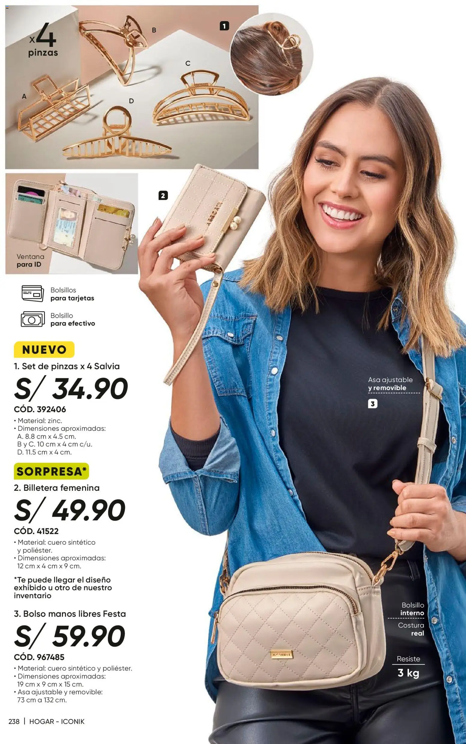 Catálogo Azzorti válido desde 09.03.2026 | Página: 240 | Productos: Bolso, Billetera