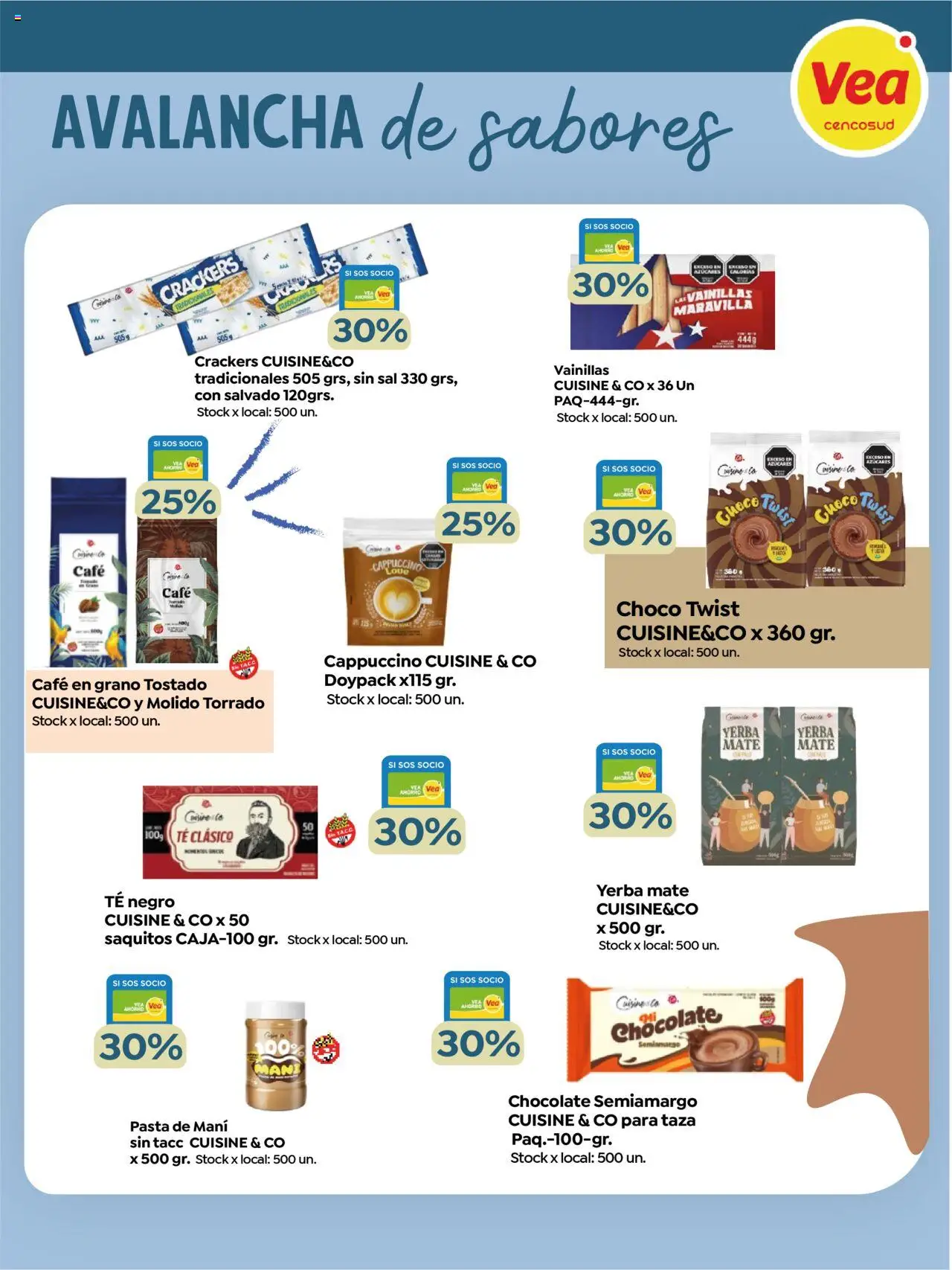 Vea - Especial Marca Propia │ válido desde el 06.08.2025 | Página: 3 | Productos: Mani, Café, Té, Pasta