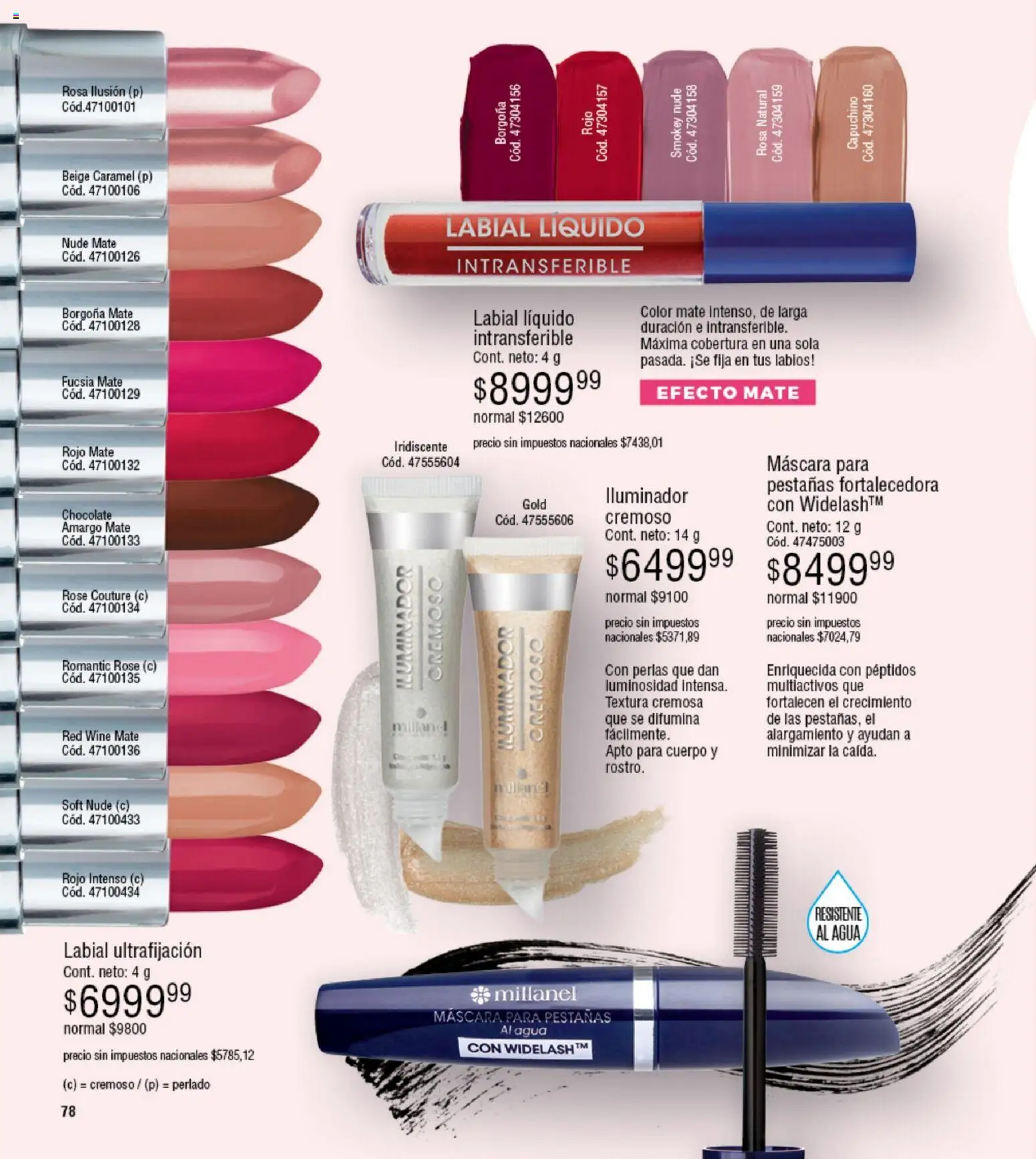 Millanel - Catálogo │ válido desde el 02.02.2026 | Página: 78 | Productos: Mate, Máscara, Agua, Chocolate
