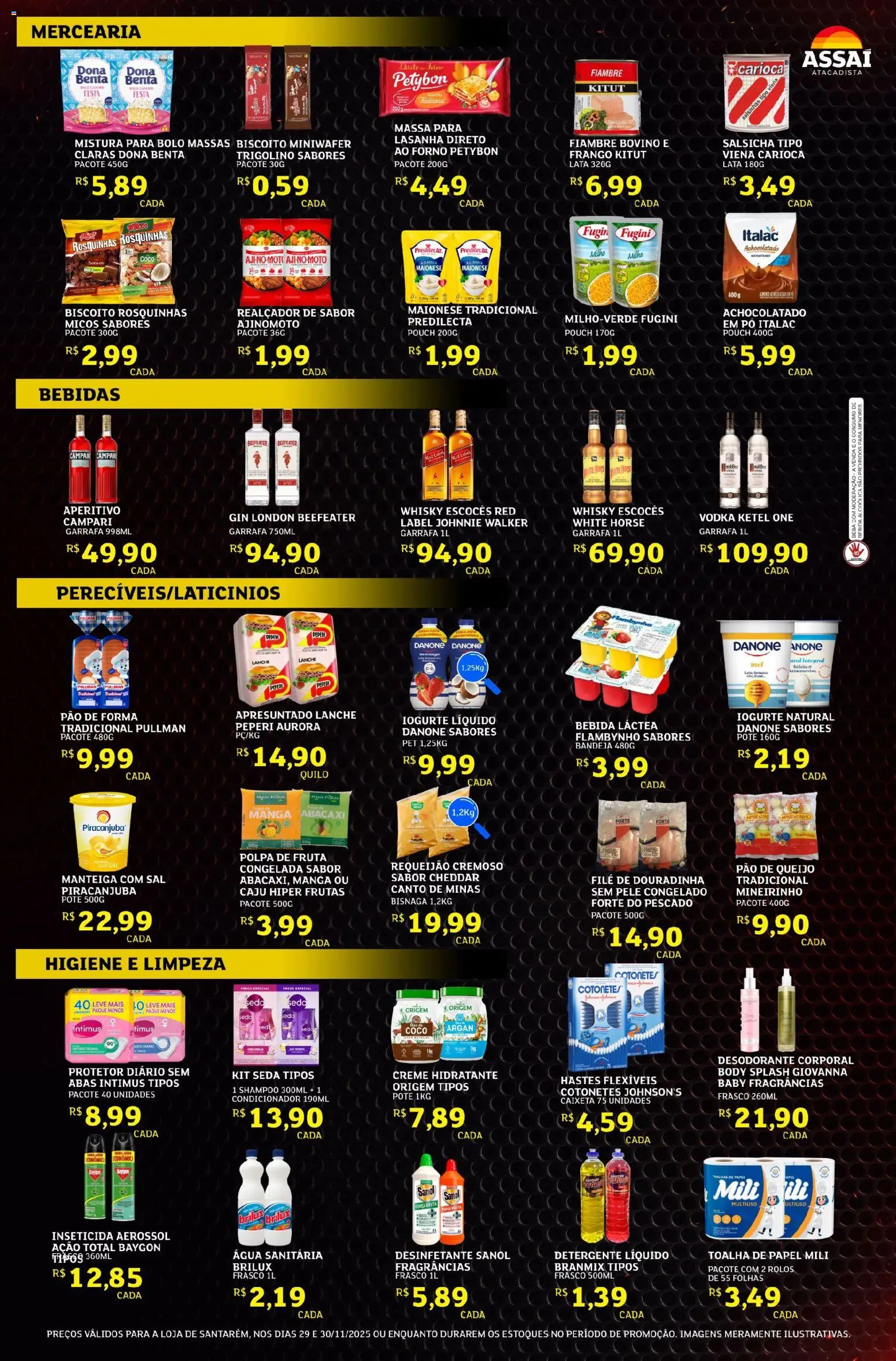 Assaí Atacadista Folheto - válido de 29.11.2025 | Página: 2 | Produtos: Coco, Condicionador, Manteiga, Queijo
