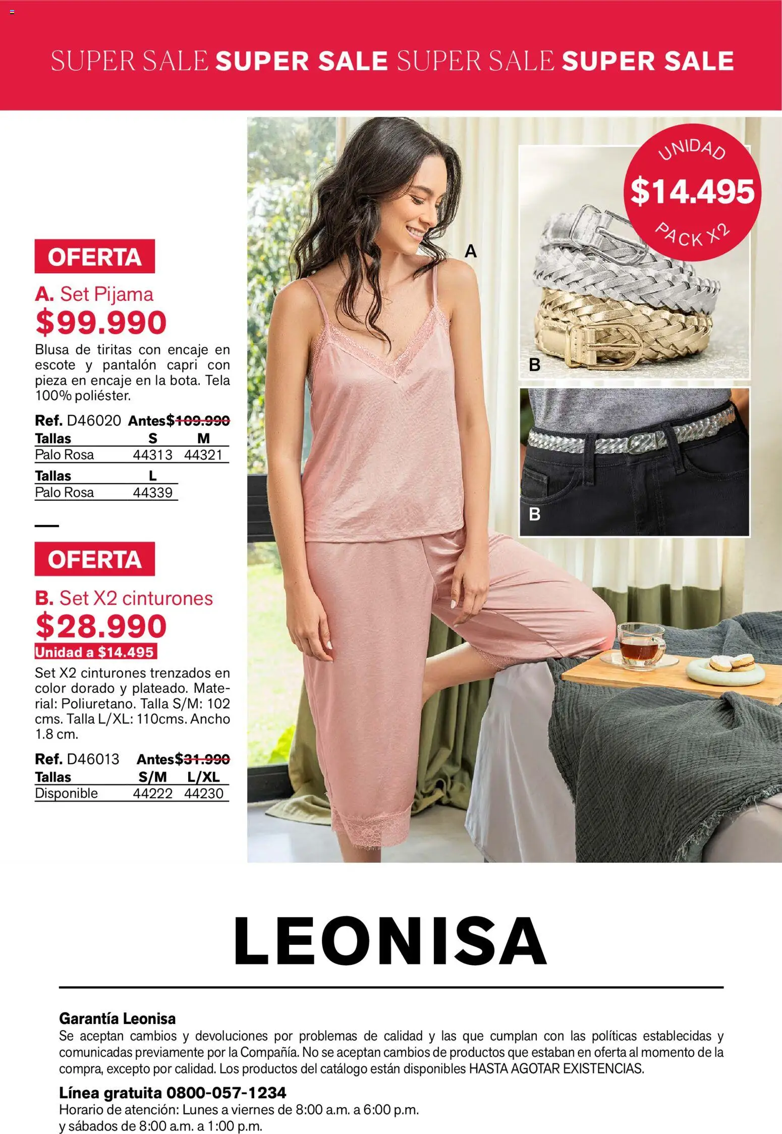 Leonisa revista - valida desde el 01.02.2026 | Página: 8 | Productos: Blusa, Pijama