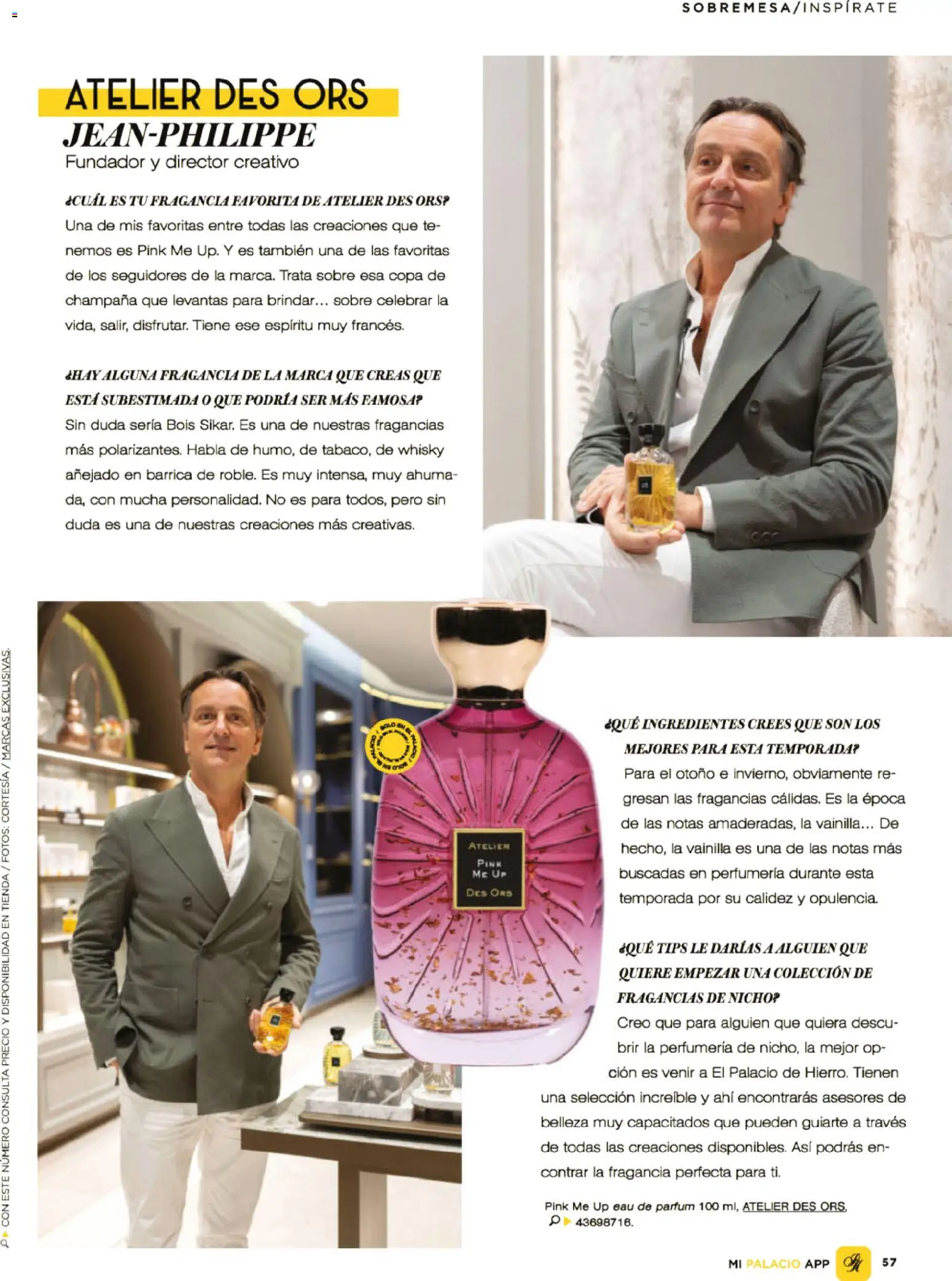 Nuevas ofertas de Palacio De Hierro válidas en toda la República Mexicana desde el 02.02.2026. ¡Encuentra las mejores ofertas en Palacio De Hierro catálogo! | Página: 59 | Productos: Té, Fragancia, Whisky, Sobre