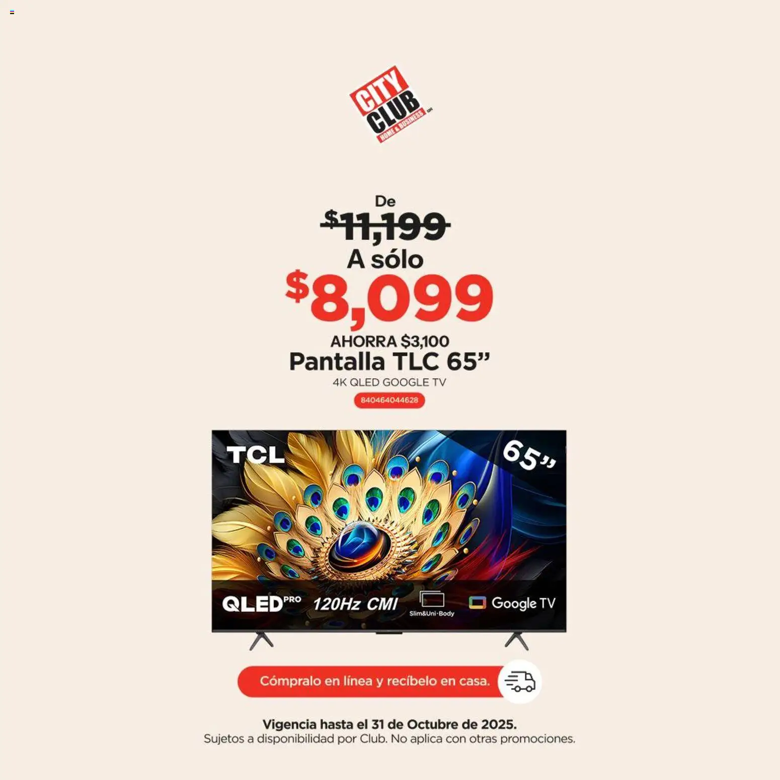 Nuevas ofertas de City Club válidas en toda la República Mexicana desde el 25.10.2025. ¡Encuentra las mejores ofertas en City Club catálogo Hasta 60% De descuento! | Página: 3