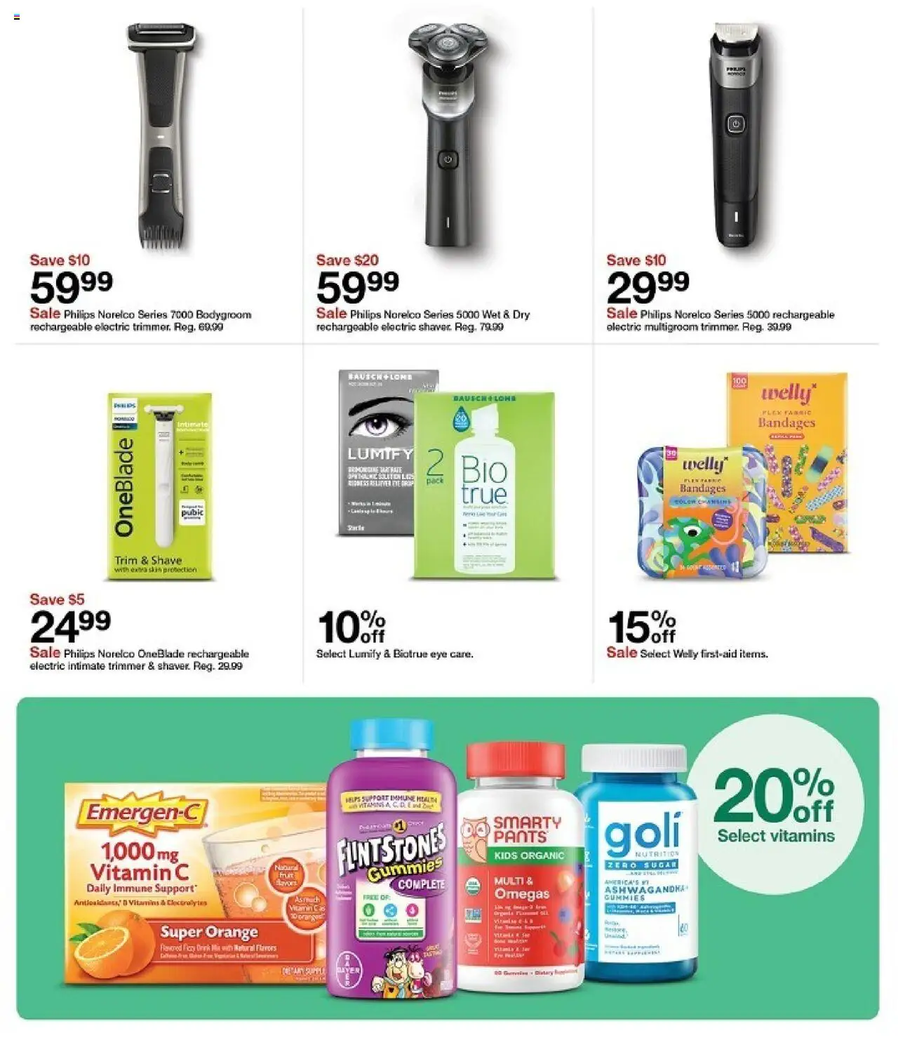 Target Weekly Ad - valid from 10.08.2025 | Page: 33 | Products: Trimmer, Vitamin, Pants, Sugar