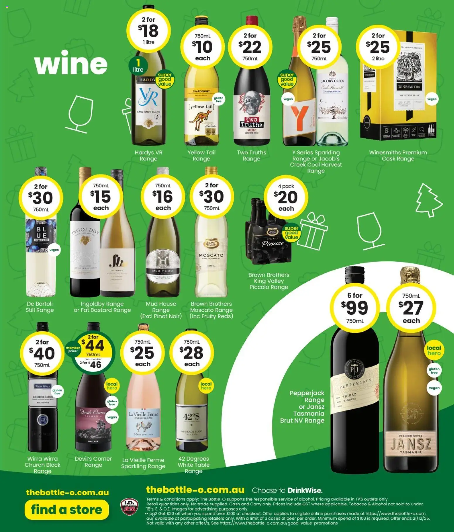 The Bottle-O catalogue - valid from 08.12.2025 | Page: 8 | Products: Table, Wine, Beer