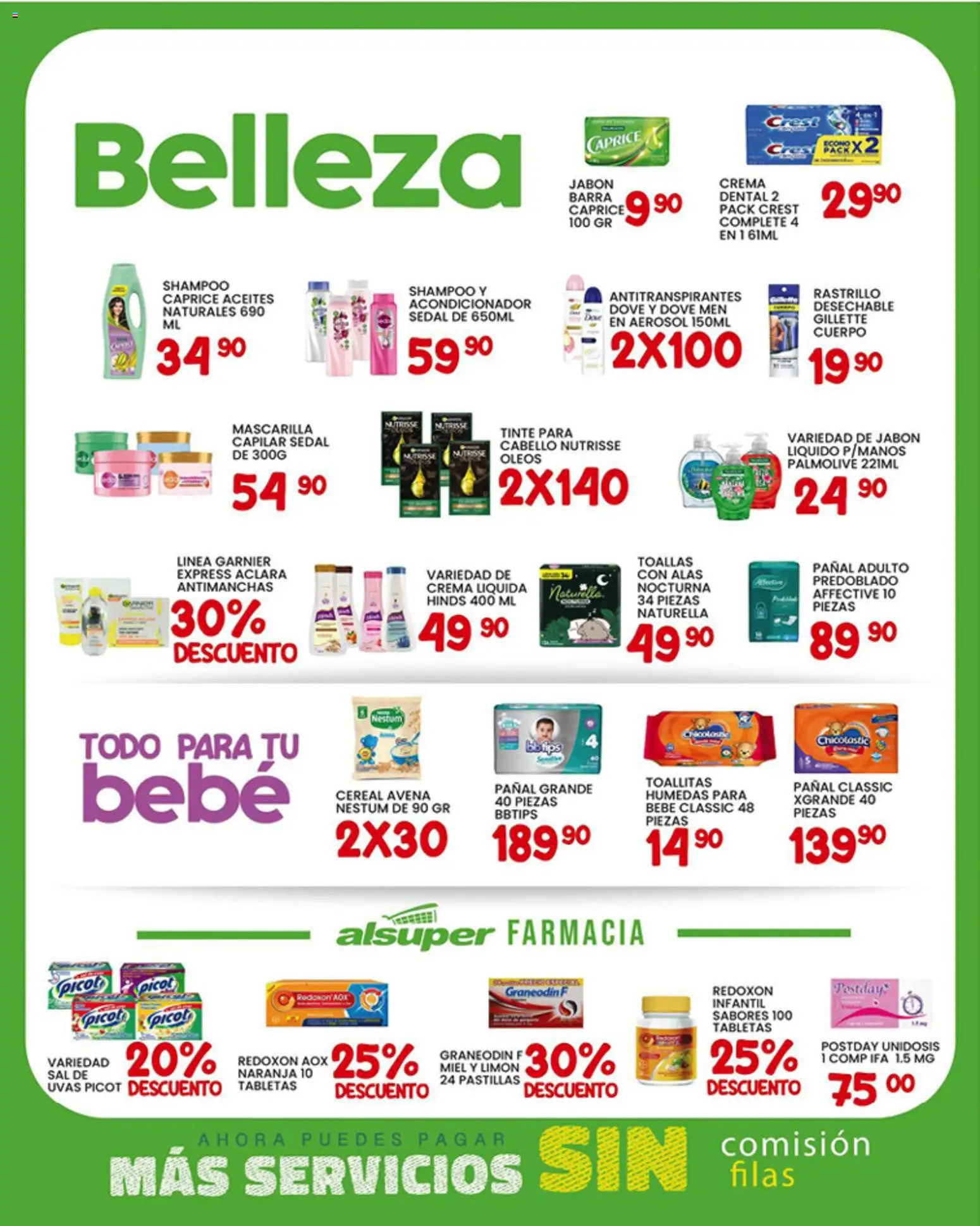 Nuevas ofertas de Alsuper válidas en toda la República Mexicana desde el 06.01.2026. ¡Encuentra las mejores ofertas en Alsuper folleto Chihuahua Estado! | Página: 4 | Productos: Limón, Tablet, Toallas, Acondicionador