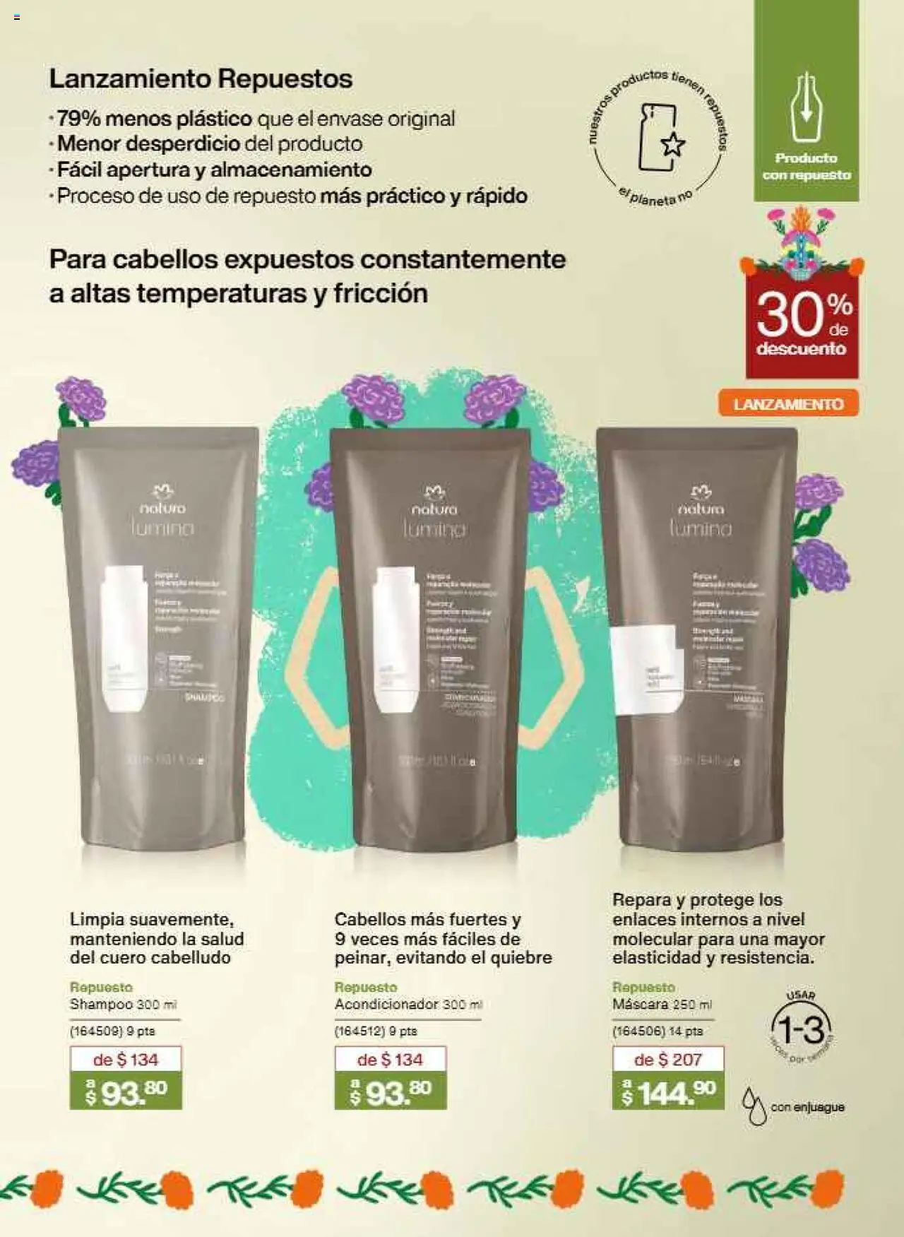 Nuevas ofertas de Natura válidas en toda la República Mexicana desde el 17.09.2025. ¡Encuentra las mejores ofertas en Natura - Campaña 15 2025! | Página: 145 | Productos: Máscara, Acondicionador
