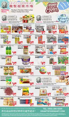 Preview of Oceans weekly flyer - Grant’s Foodmart from shop Oceans valid from 03.04.2026