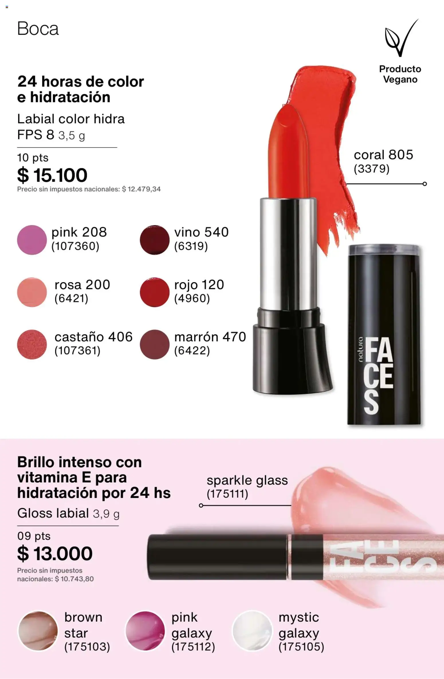 Catálogo Natura Ciclo 1/2026 │ válido desde el 06.01.2026 | Página: 141 | Productos: Brillo, Vino