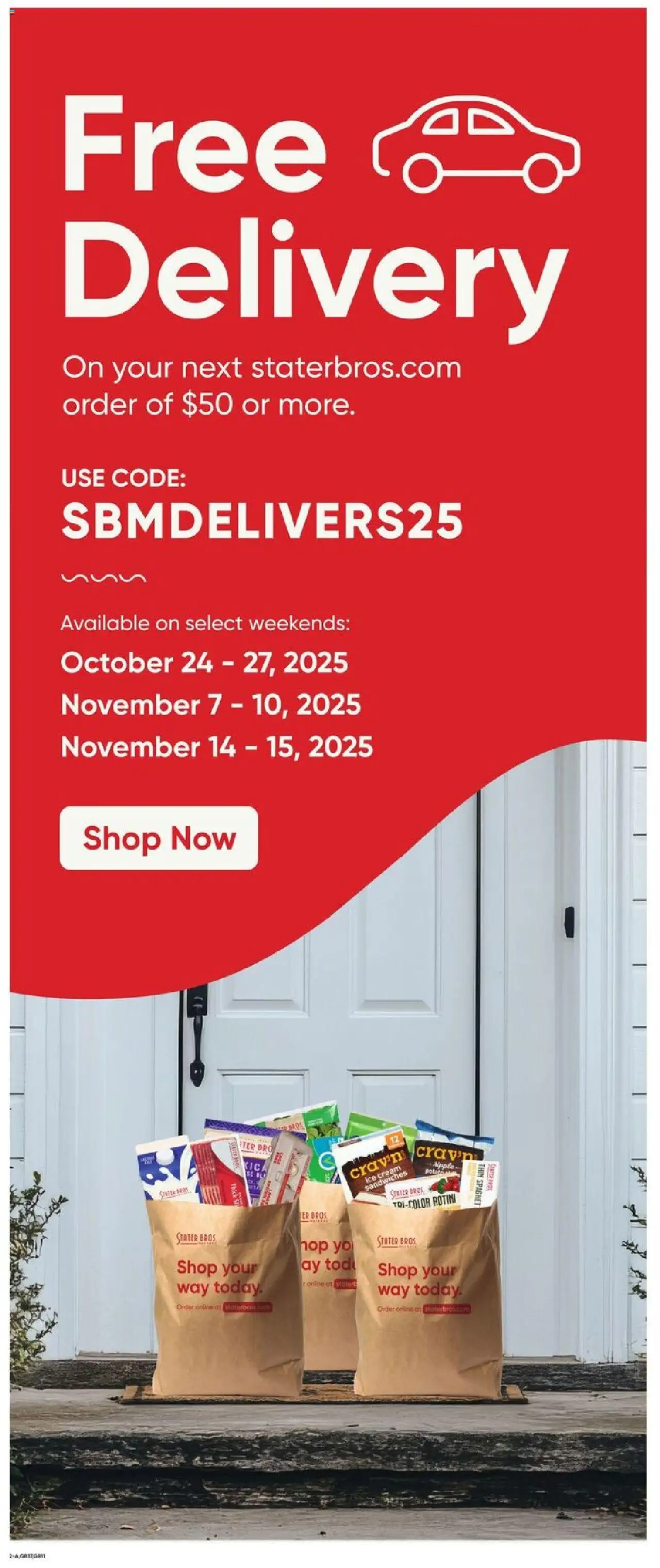 Stater Bros Weekly Ad - valid from 22.10.2025 | Page: 2 | Products: Cream, Ice cream
