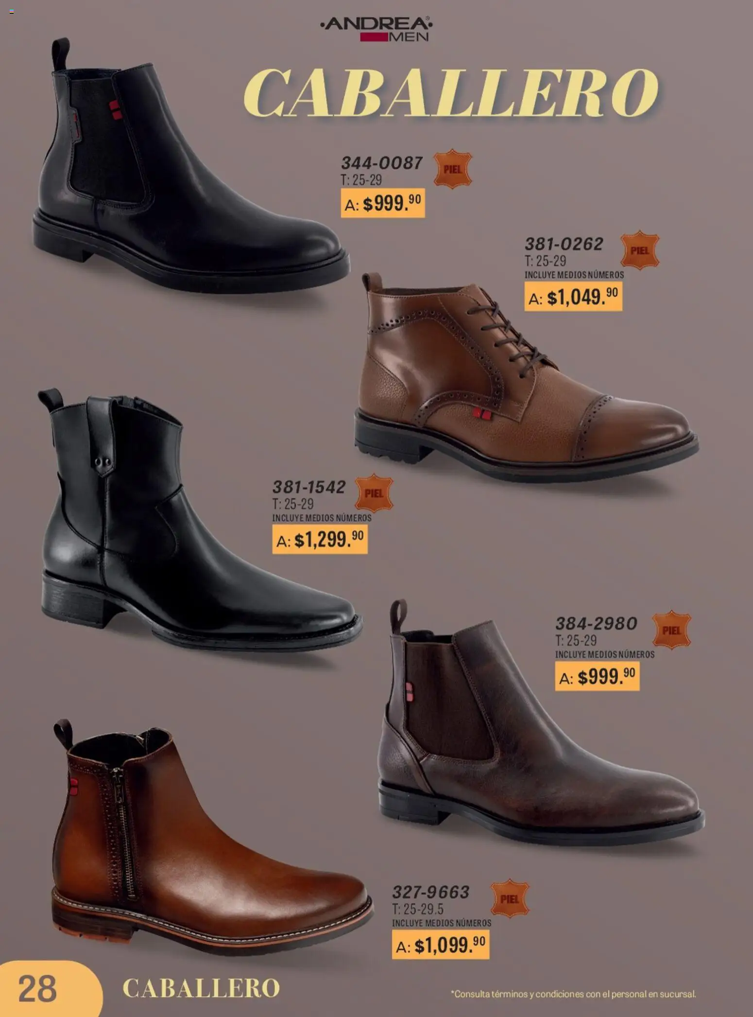 Nuevas ofertas de Andrea válidas en toda la República Mexicana desde el 11.01.2026. ¡Encuentra las mejores ofertas en Andrea catálogo Para Las Fiestas! | Página: 28