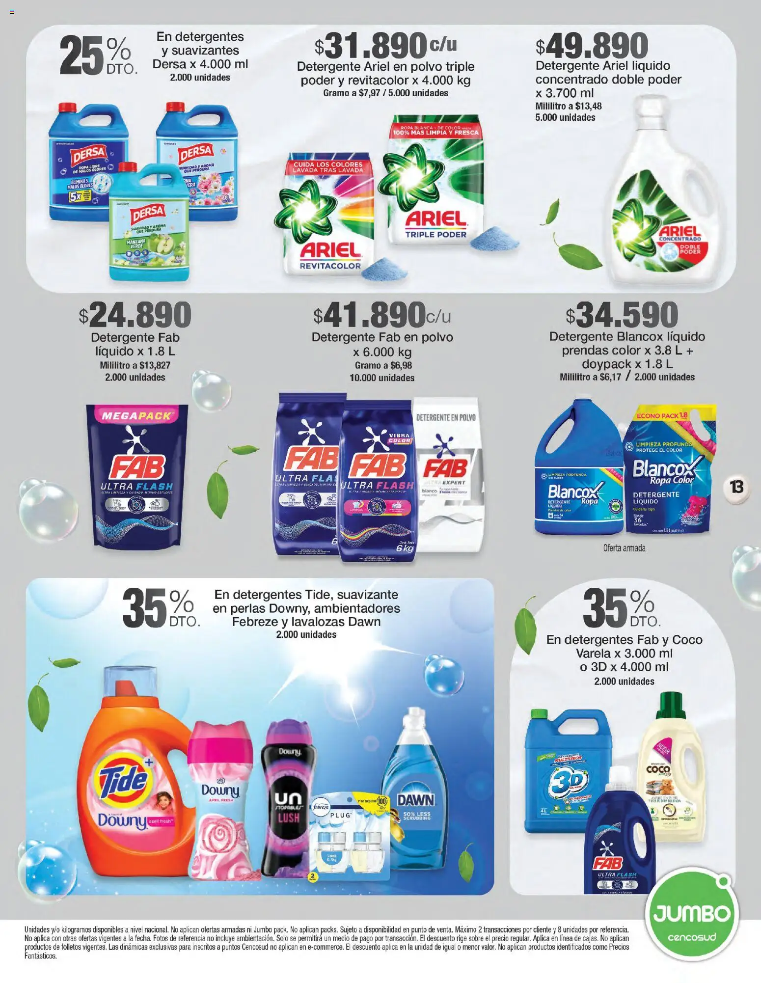 Jumbo revista - valida desde el 13.11.2025 | Página: 13 | Productos: Suavizante, Polvo, Coco, Ropa