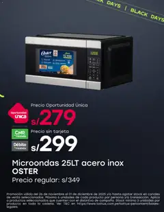 Vista previa de folleto Tottus - Black Friday de la Tottus válido desde 26.11.2025