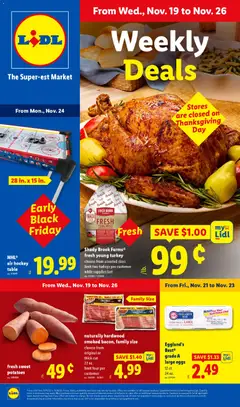 Preview of Lidl weekly ads valid from 19.11.2025