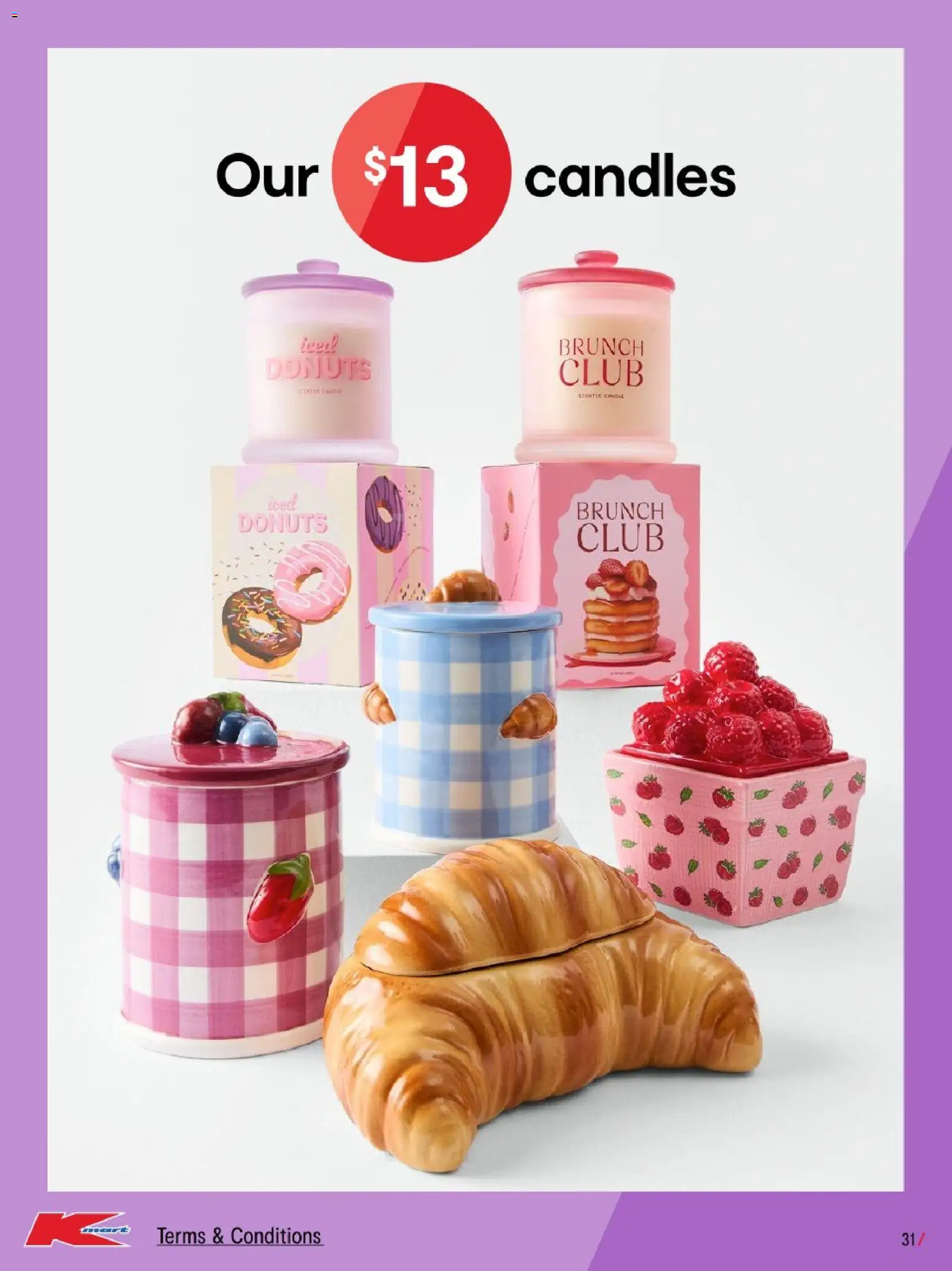 Kmart catalogue - valid from 16.04.2026 | Page: 31 | Products: Donuts, Candles, Candle