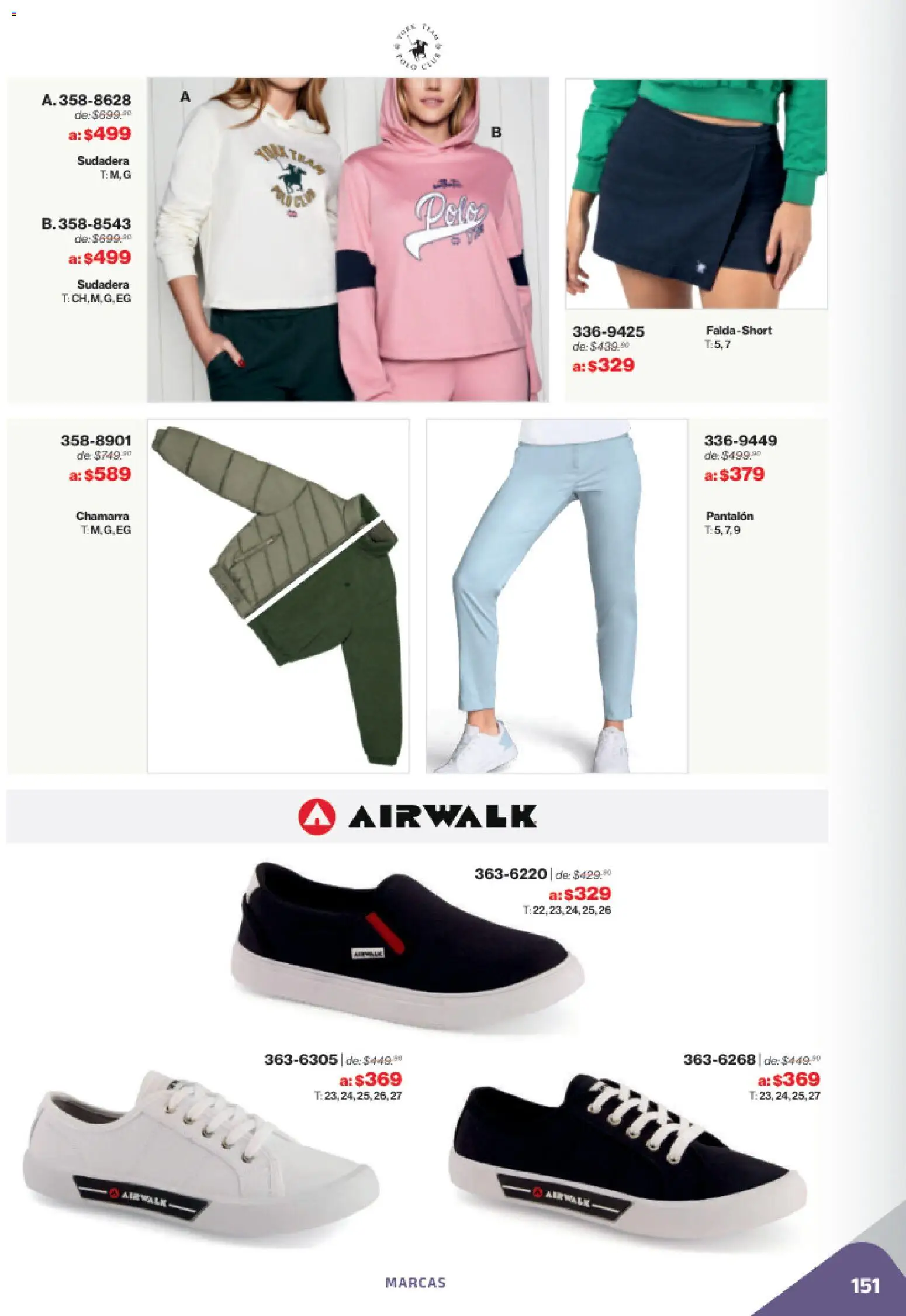 Nuevas ofertas de Andrea válidas en toda la República Mexicana desde el 02.11.2025. ¡Encuentra las mejores ofertas en Andrea catálogo Outlet! | Página: 151 | Productos: Chamarra, Sudadera, Falda, Short