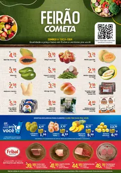 Cometa Supermercados ofertas Feirão - Pré-Visualização do folheto da loja Cometa Supermercados, válido de 22.03.2026