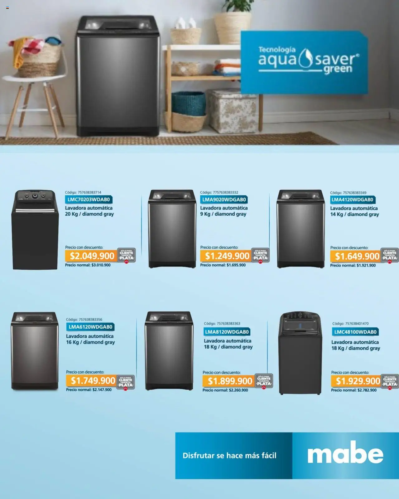 Olímpica revista - valida desde el 18.06.2025 | Página: 4 | Productos: Lavadora