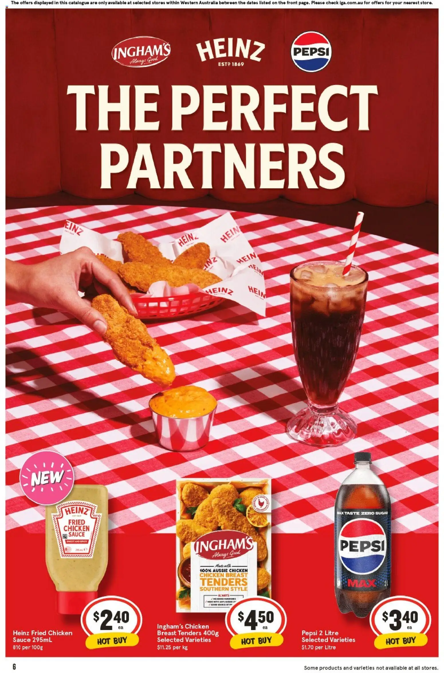 IGA catalogue - valid from 05.11.2025 | Page: 6 | Products: Chicken, Pepsi, Sauce, Sugar