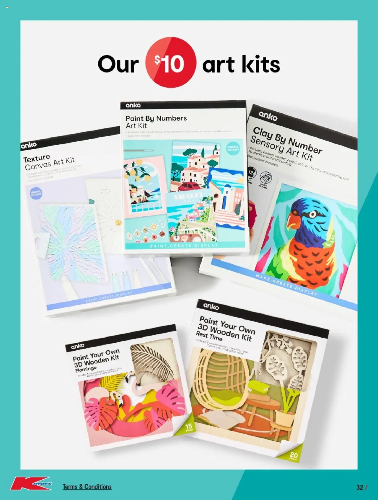 Kmart catalogue - valid from 26.06.2025 | Page: 32 | Products: Painting, Glue, Clay, Sculpting