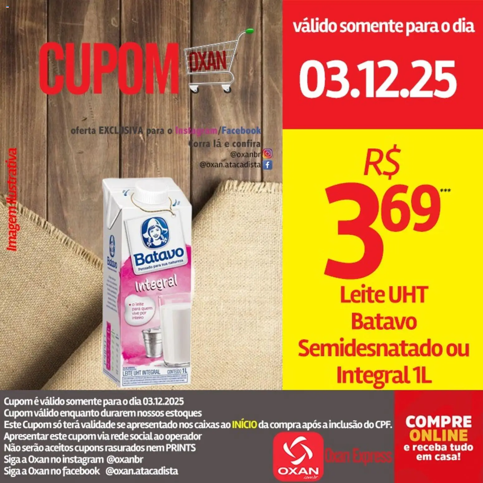 Oxan Atacadista Folheto - válido de 03.12.2025 | Página: 17 | Produtos: Leite
