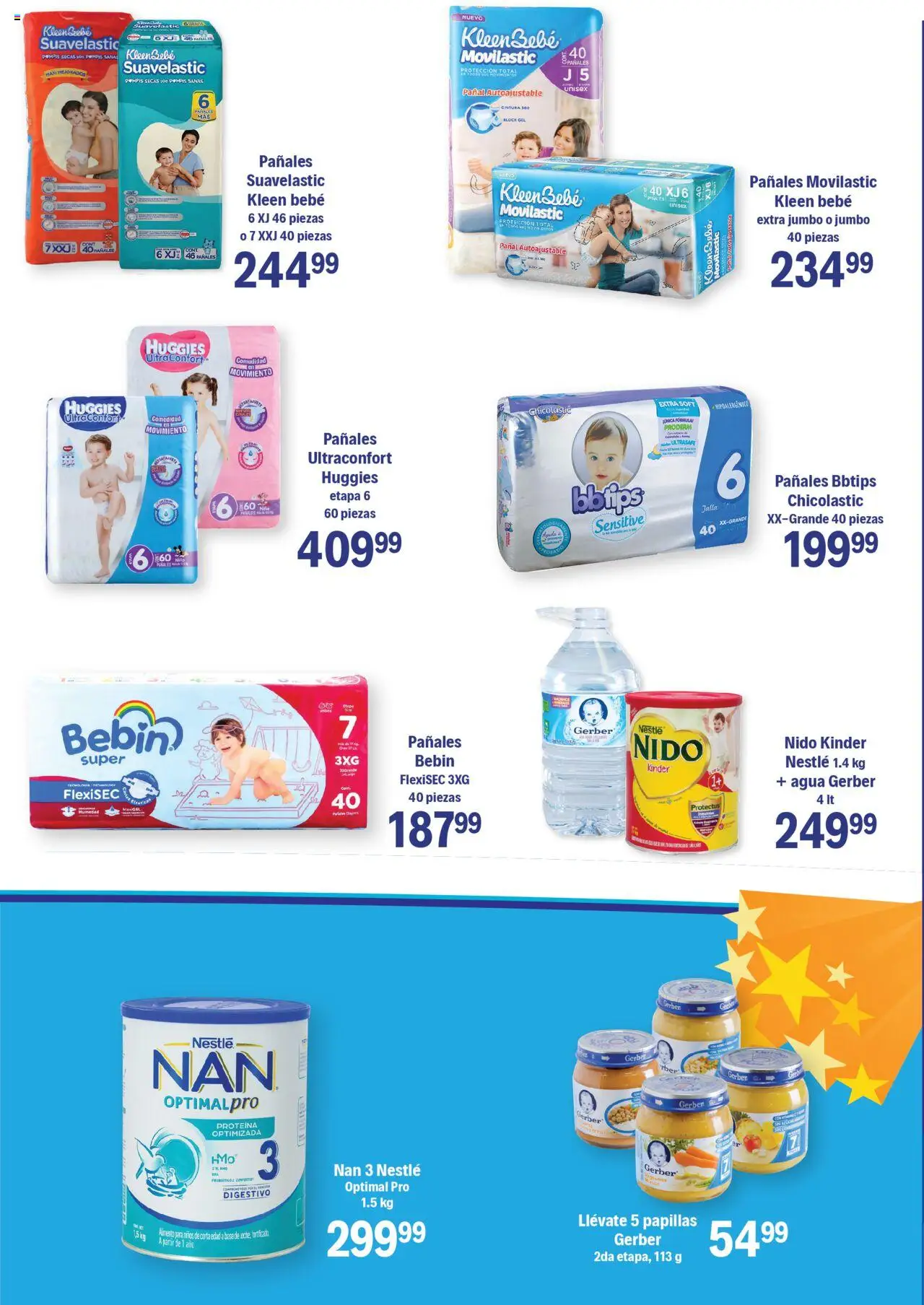 Nuevas ofertas de S-Mart válidas en toda la República Mexicana desde el 26.09.2025. ¡Encuentra las mejores ofertas en S-Mart - Folleto de Feria - Chihuahua! | Página: 5 | Productos: Agua, Pañales