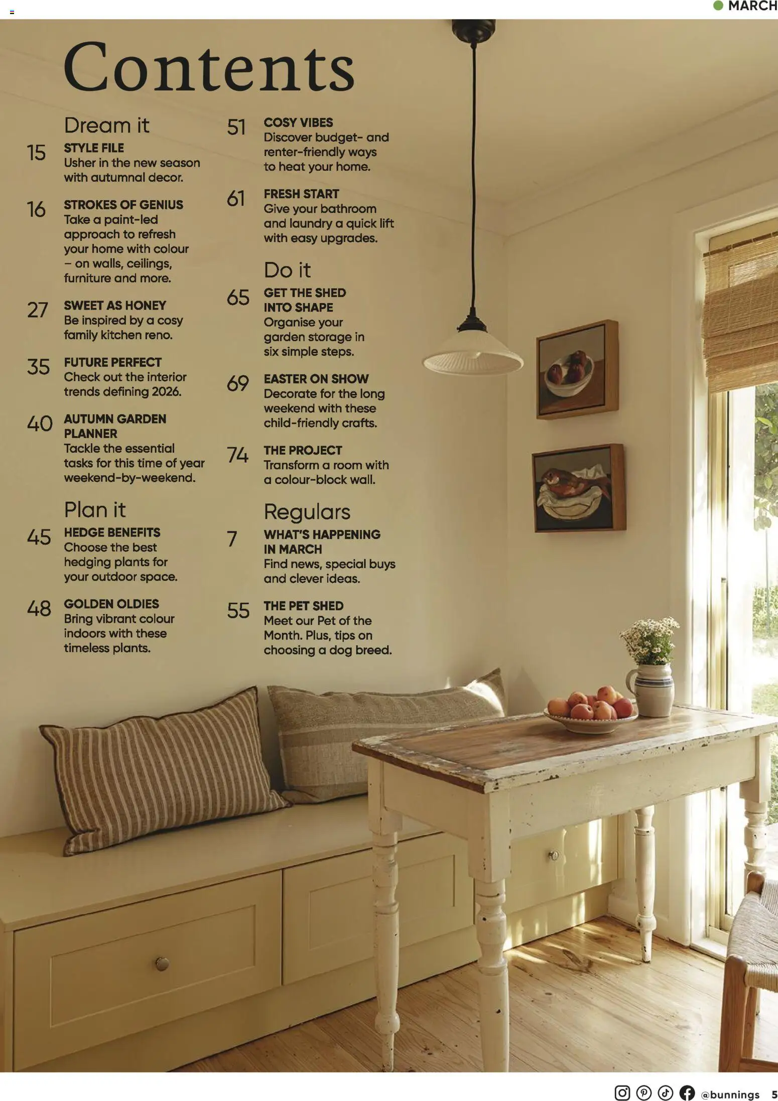 Bunnings Warehouse catalogue - valid from 01.03.2026 | Page: 5 | Products: Honey, Shed, Laundry, Bathroom