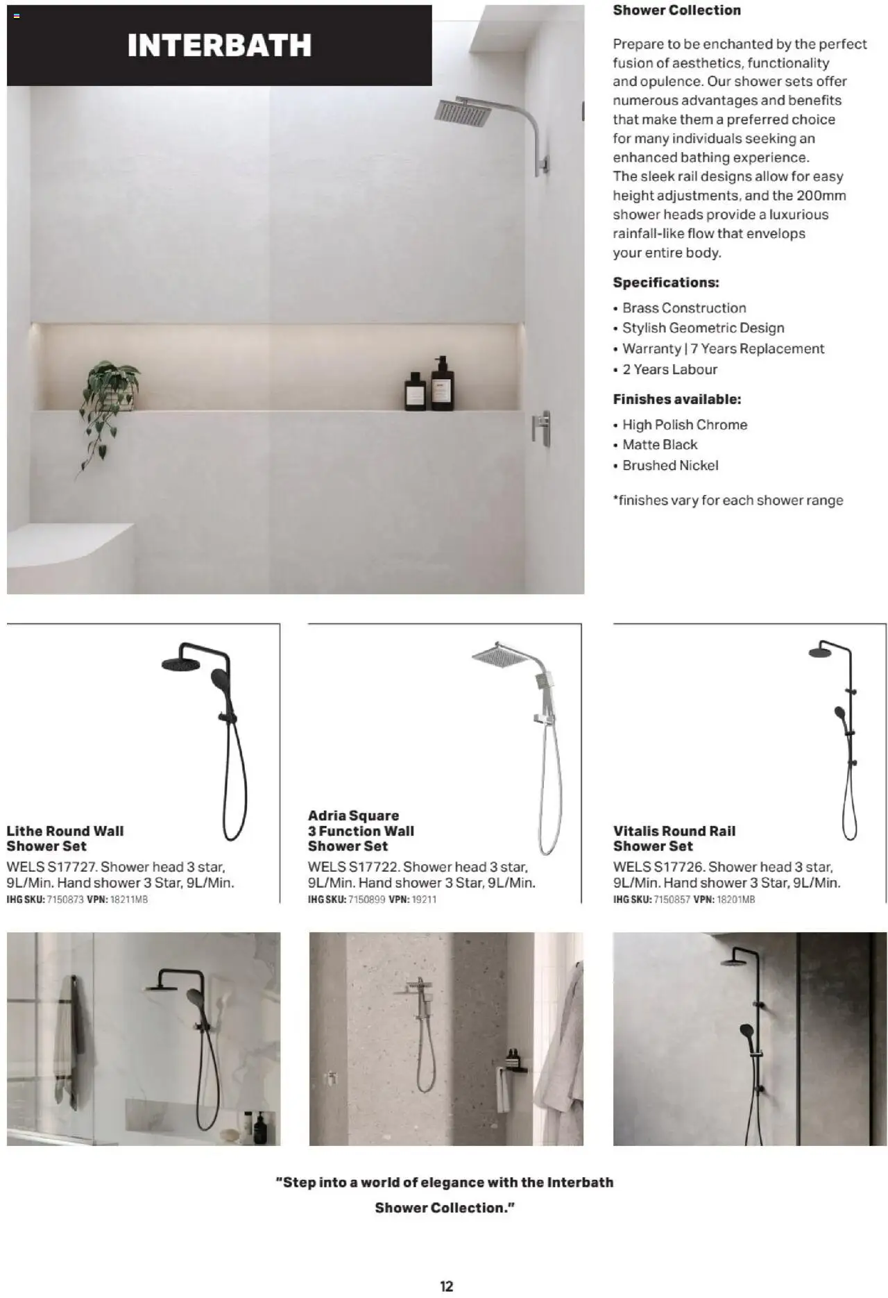 Mitre 10 catalogue - valid from 27.06.2025 | Page: 12 | Products: Shower, Polish