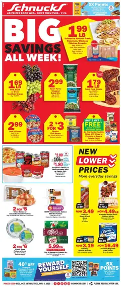 Preview of Schnucks weekly ads valid from 29.10.2025