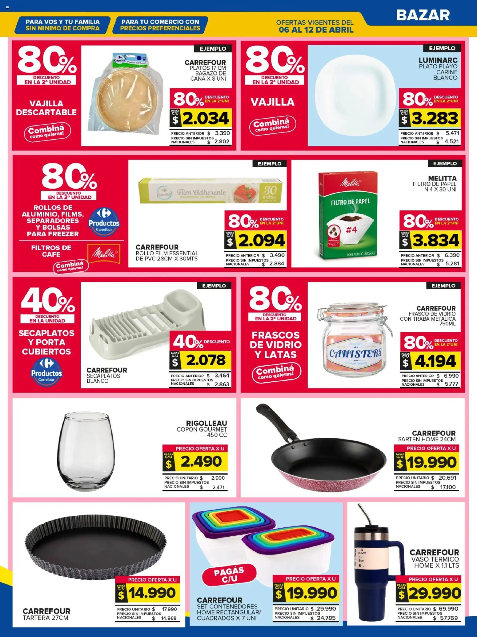Carrefour Maxi catálogo │ válido desde el 06.04.2026 | Página: 23 | Productos: Sartén, Frasco, Freezer, Café