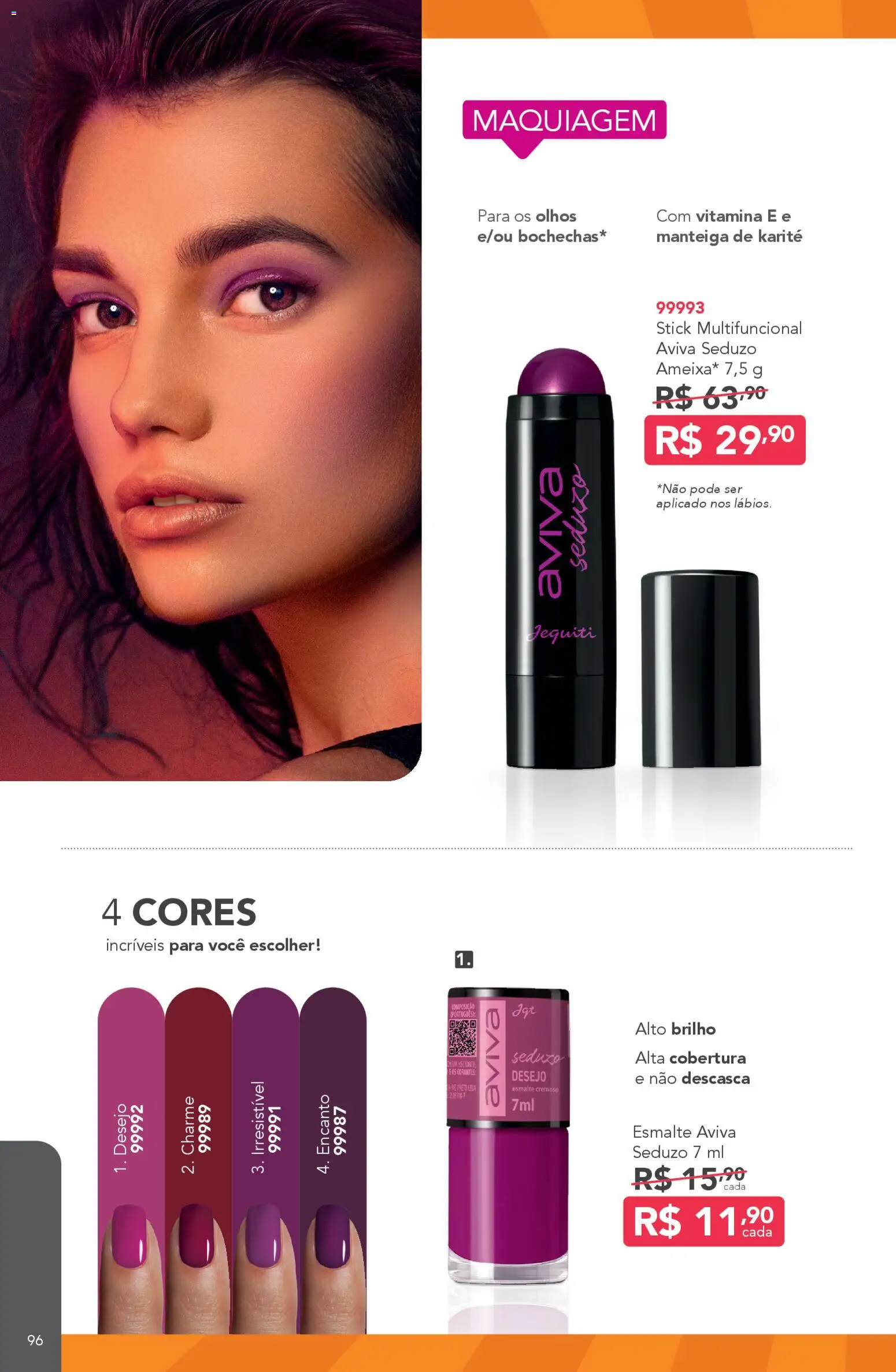 Jequiti Folheto - válido de 30.01.2026 | Página: 96 | Produtos: Maquiagem, Multifuncional, Manteiga