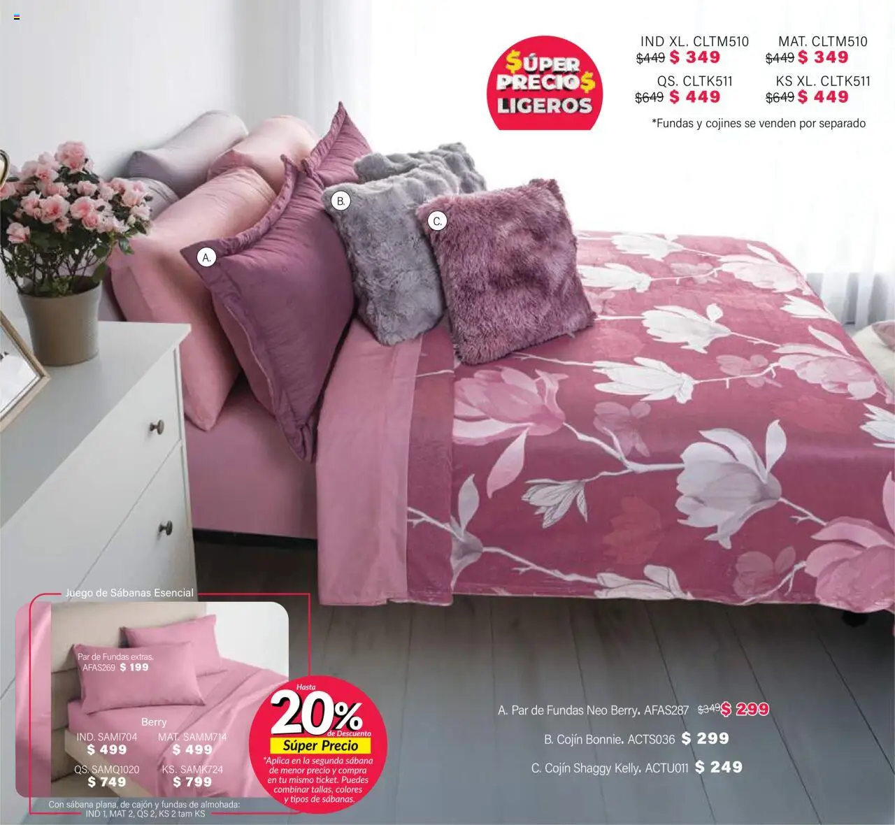 Nuevas ofertas de Colchas Concord válidas en toda la República Mexicana desde el 01.08.2025. ¡Encuentra las mejores ofertas en Colchas Concord - Catálogo! | Página: 926 | Productos: Juego, Almohada, Sabanas
