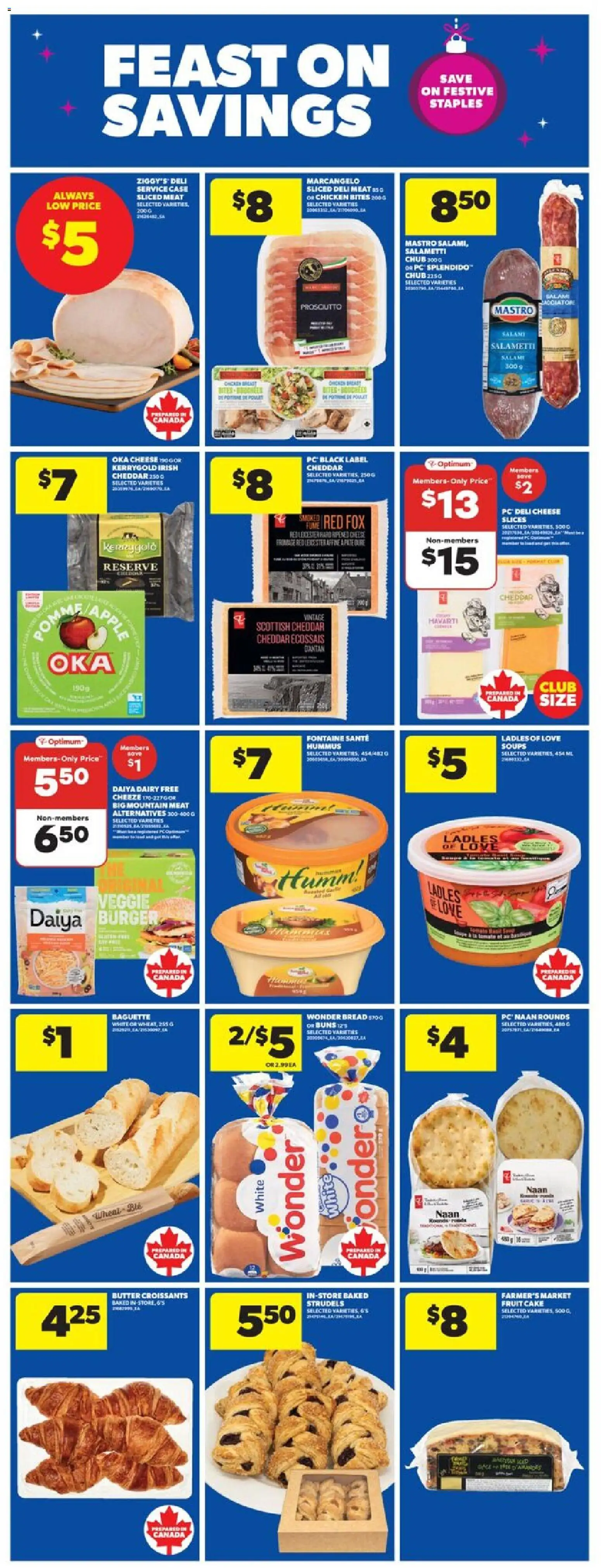 Real Canadian Superstore flyer valid from 27.11.2025 | Page: 17 | Products: PC, Butter, Bread, Salami