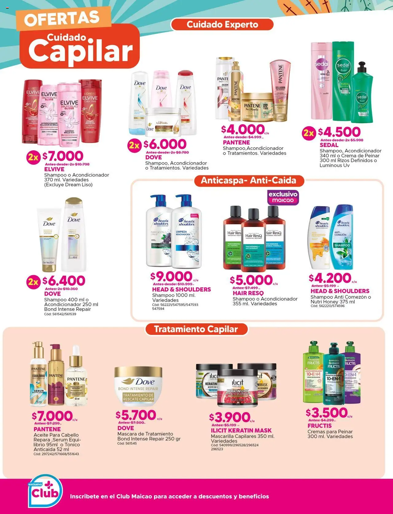 Maicao ofertas  │ válido desde el 02.06.2025 | Página: 8 | Productos: Acondicionador, Aceite para cabello, Mascarilla, Aceite