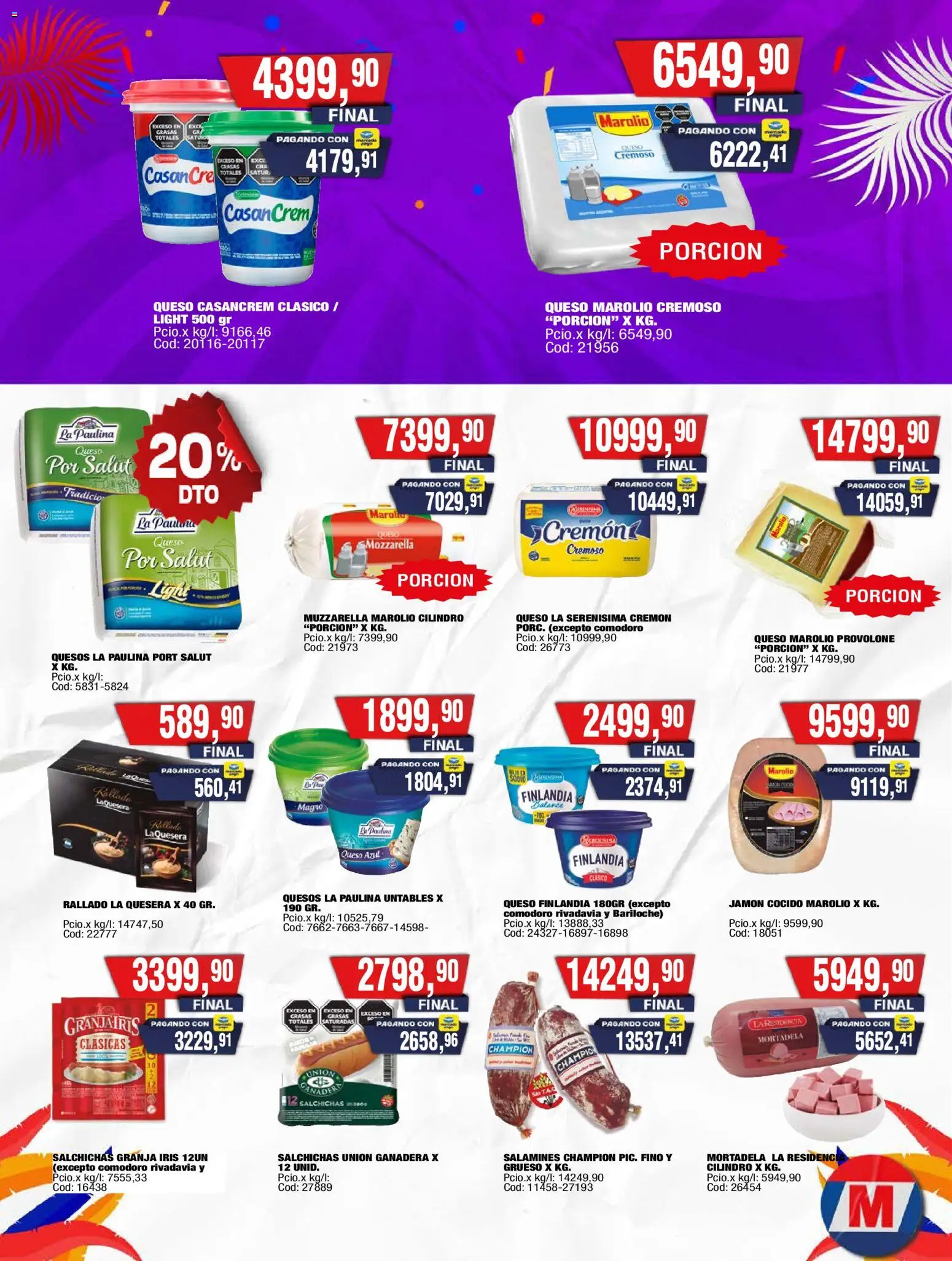 Maxiconsumo ofertas │ válido desde el 16.02.2026 | Página: 14 | Productos: Jamón cocido, Mortadela, Muzzarella, Queso