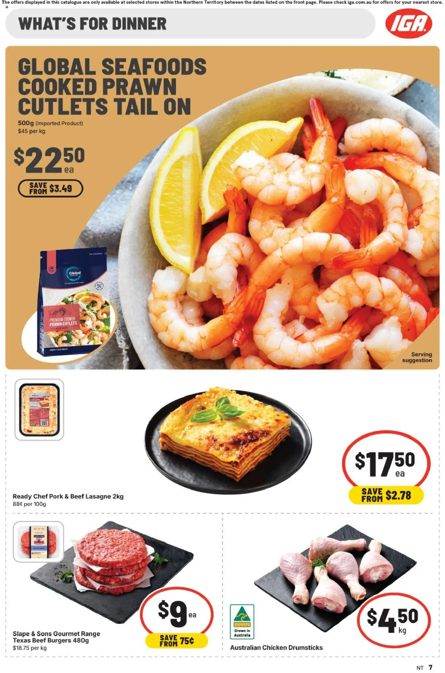IGA catalogue - valid from 11.03.2026 | Page: 7 | Products: Chicken, Pork, Beef