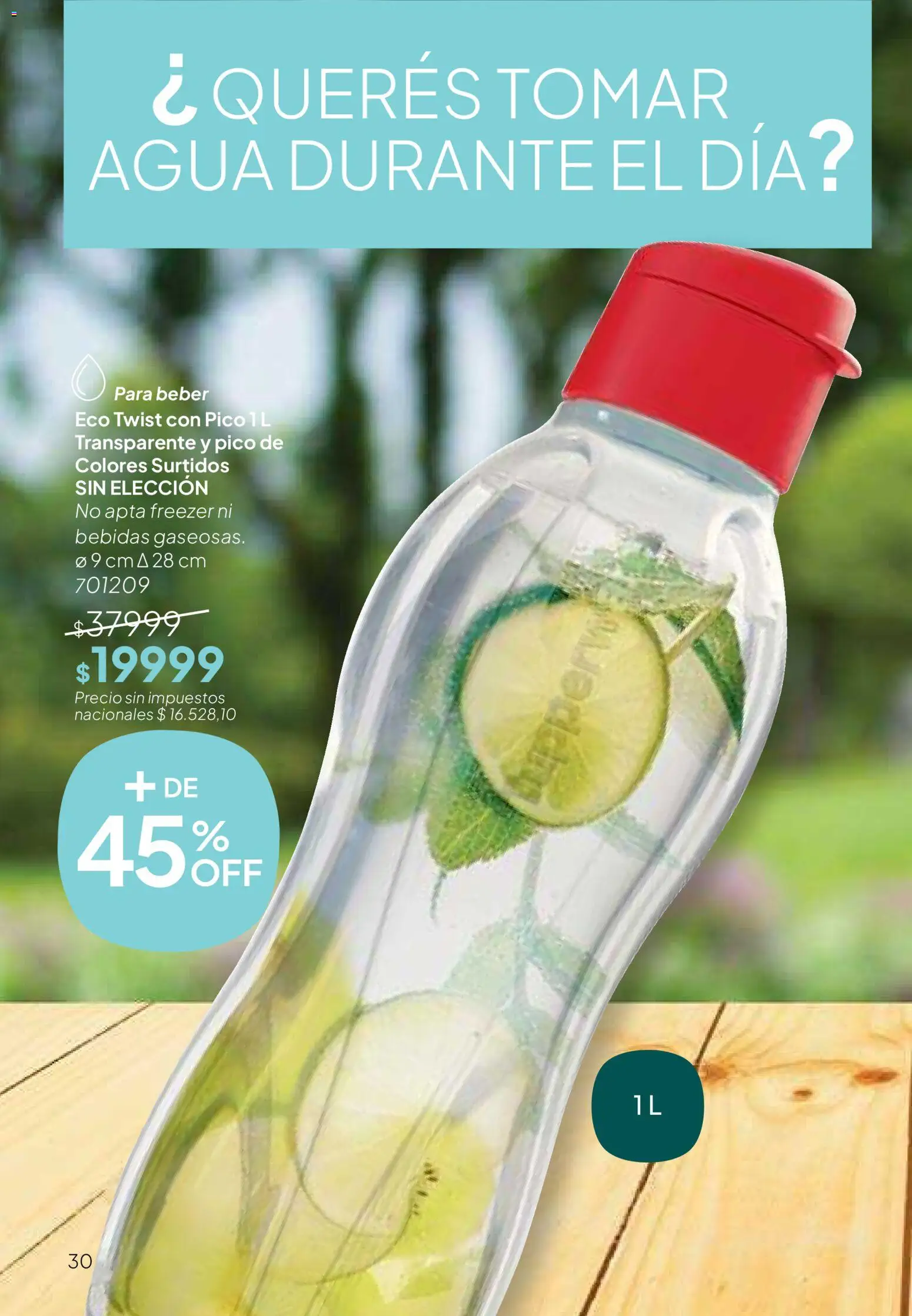 Tupperware Folleto │ válido desde el 09.03.2026 | Página: 31 | Productos: Pico, Agua, Freezer