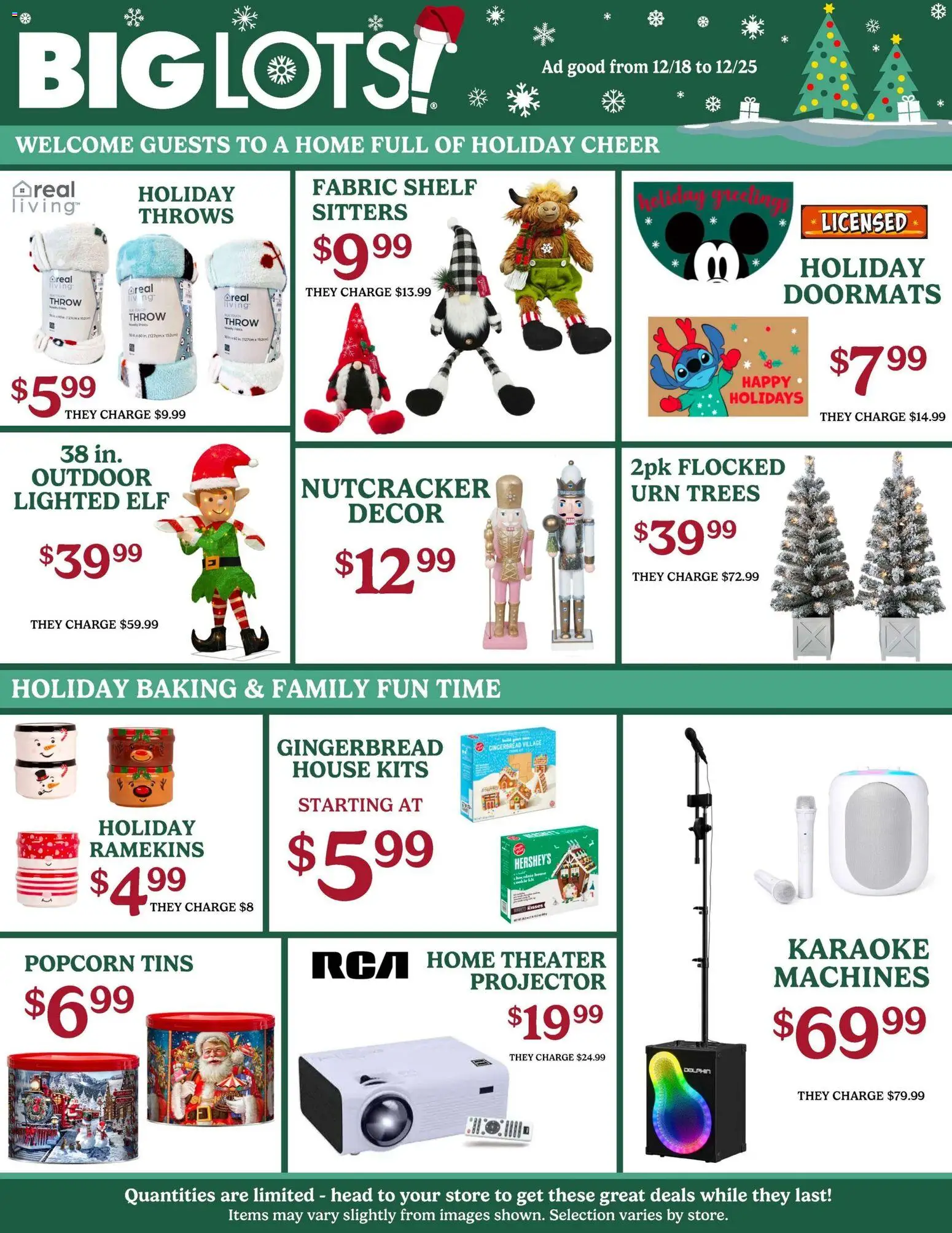 Big Lots Weekly Ad - valid from 18.12.2025 | Page: 2 | Products: Shelf, Chocolate, Projector, Home Theater