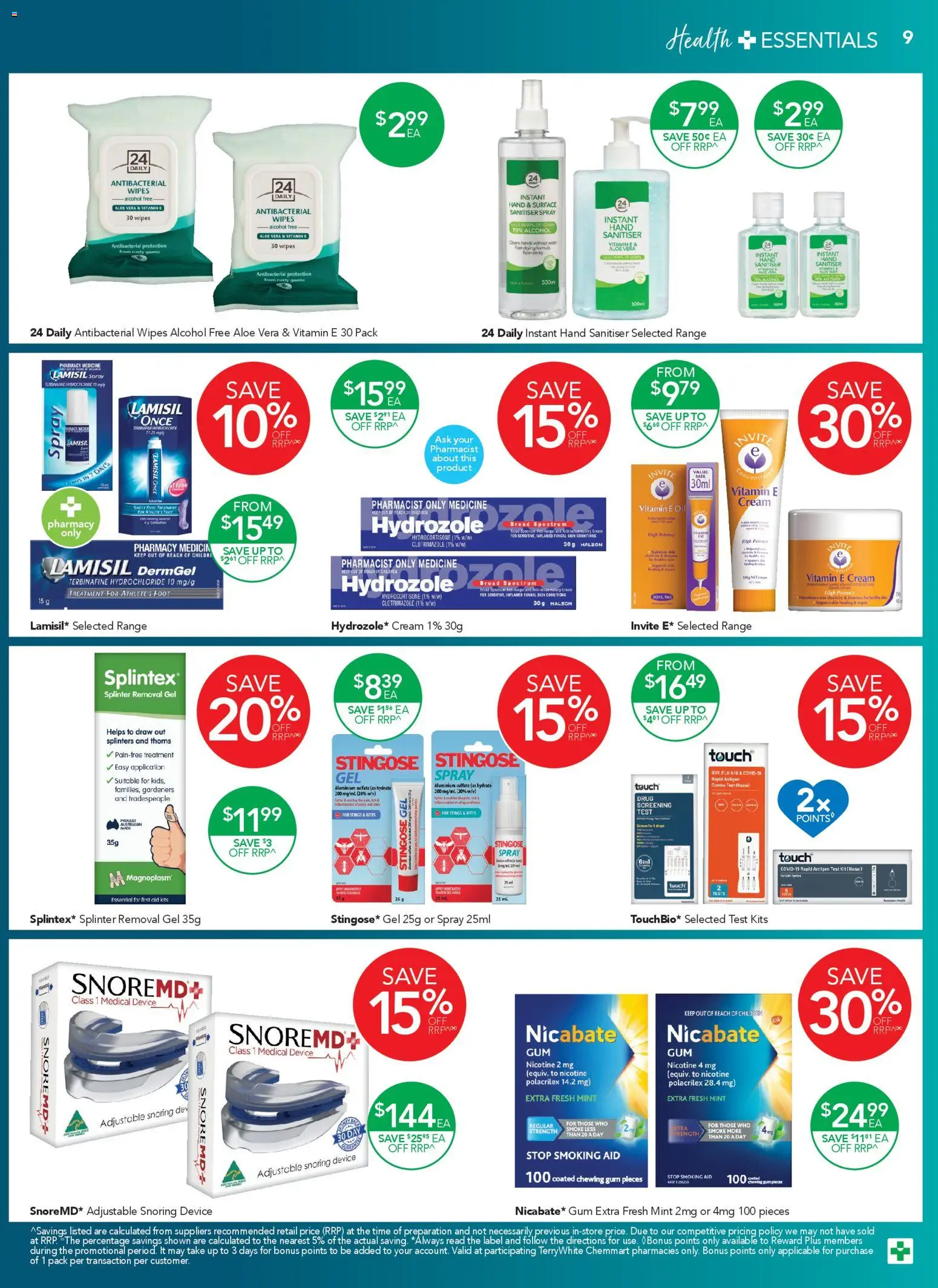 Terry White catalogue - valid from 12.02.2026 | Page: 9 | Products: Kits, Gum, Hand sanitiser, Vitamin