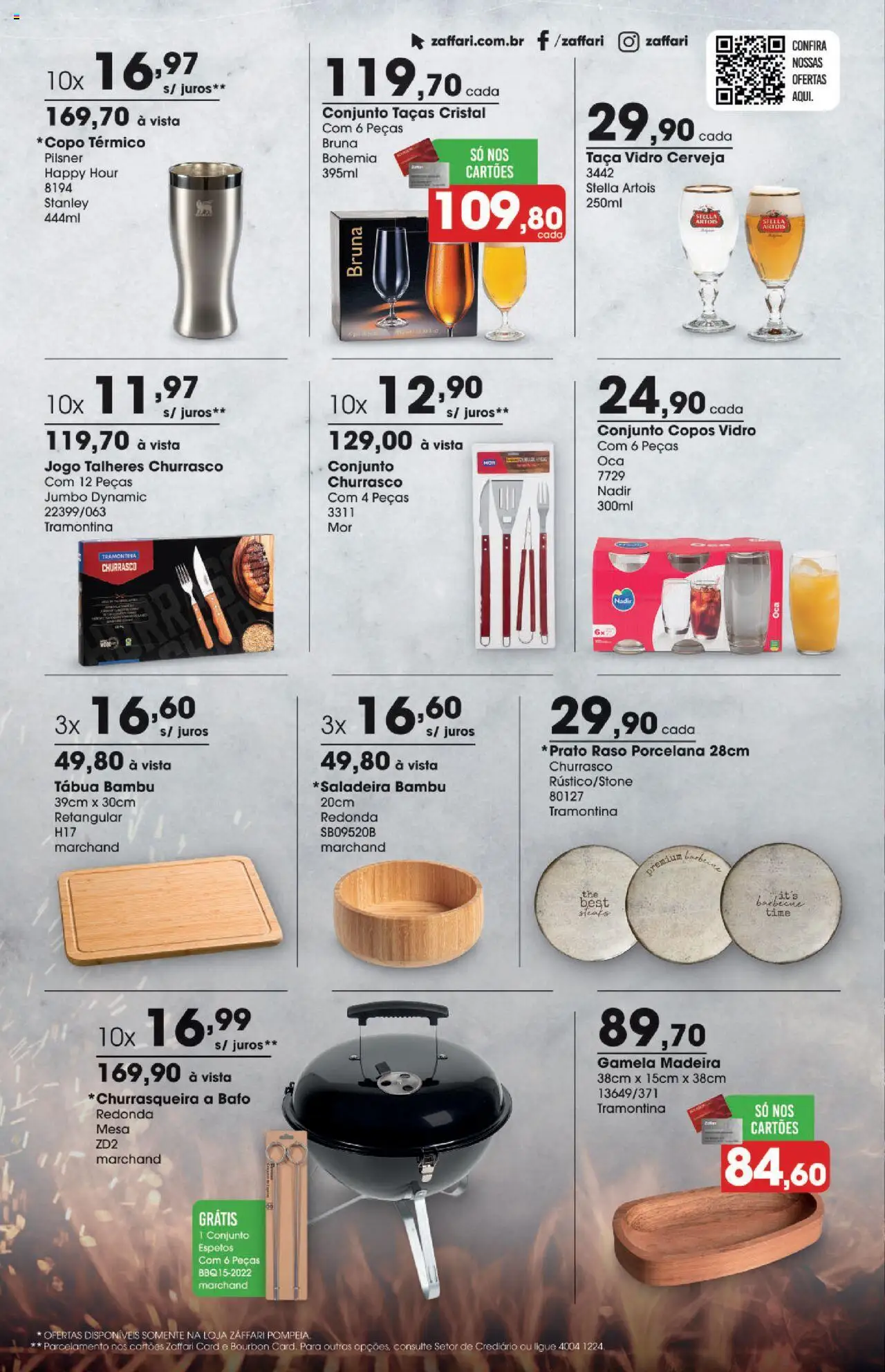 Zaffari Folheto - válido de 11.09.2025 | Página: 8 | Produtos: Talheres, Taças, Cerveja, Copos