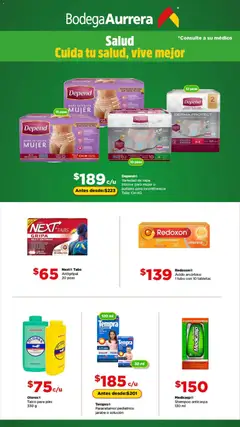 Vista previa de Bodega Aurrerá folleto Encuentra todo para tus mascotas, nuevo folleto de la tienda, válido en México a partir del 01.01.2026 | Página: 2 | Productos: Antigripal, Ropa, Ropa interior, Caja