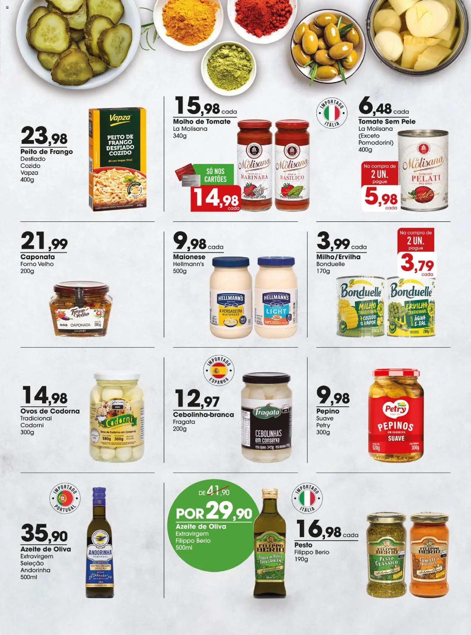Zaffari Folheto - válido de 16.12.2025 | Página: 3 | Produtos: Ervilha, Ovos, Pepinos, Peito de frango