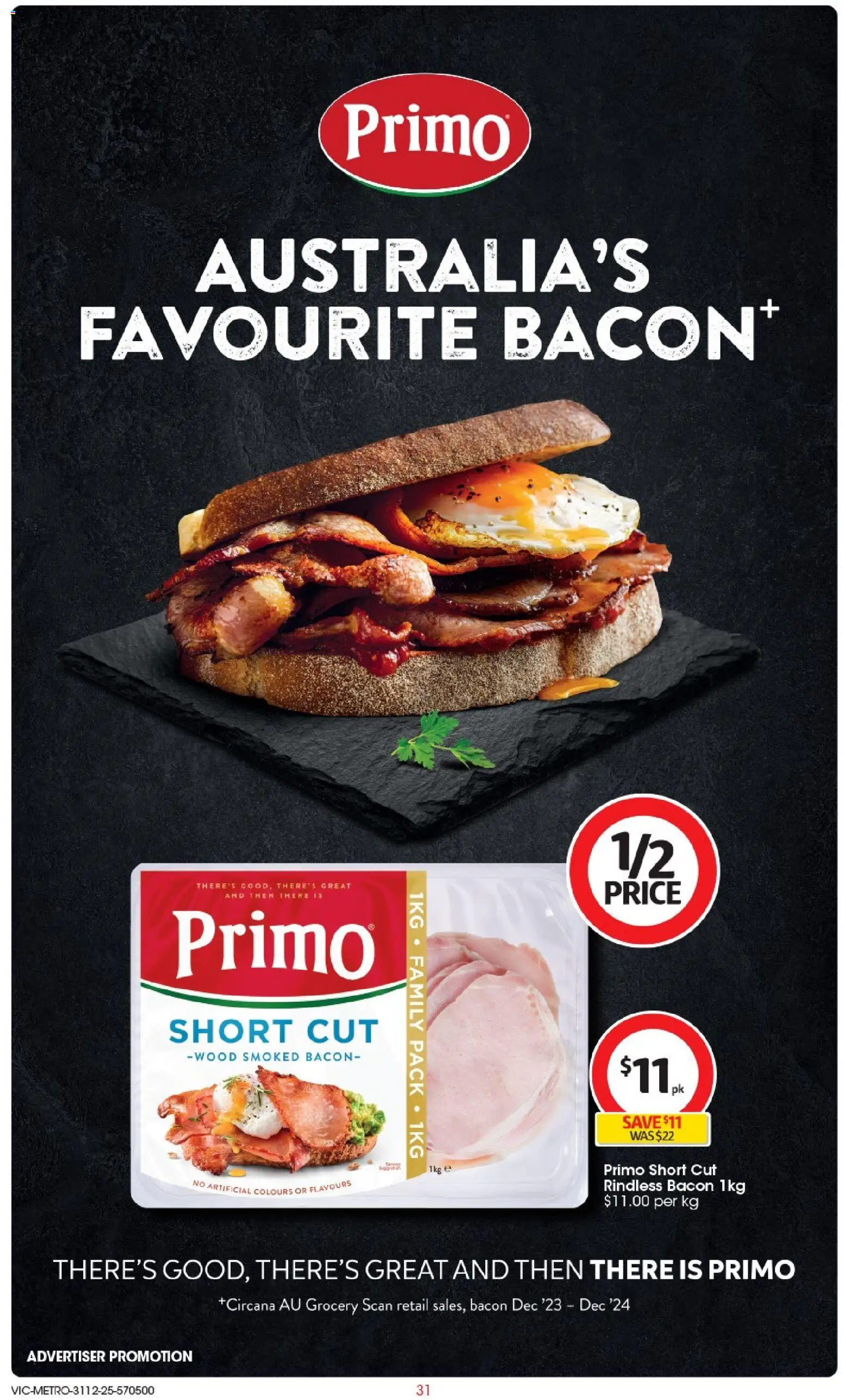 Coles catalogue - valid from 31.12.2025 | Page: 32 | Products: Bacon, Wood